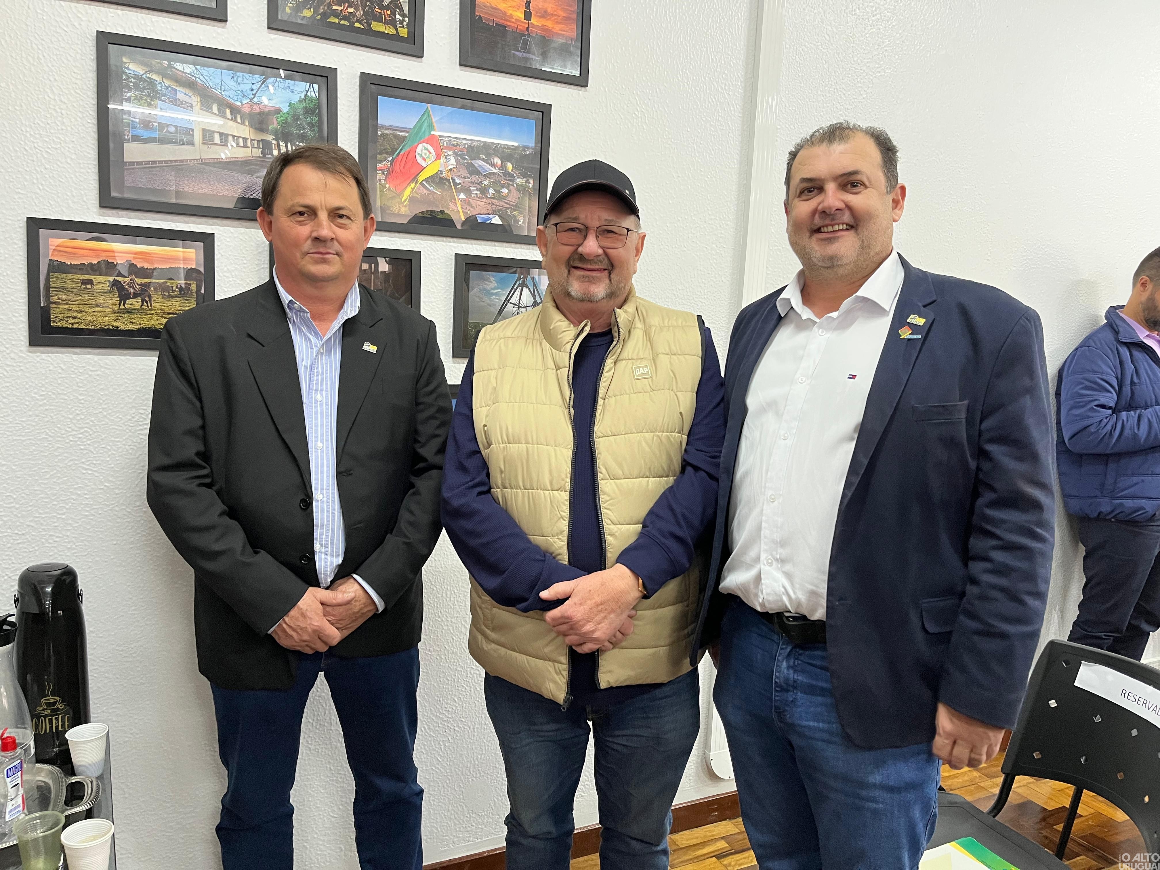 Prefeito e vice-prefeito de Planalto cumprem agendas em Porto Alegre