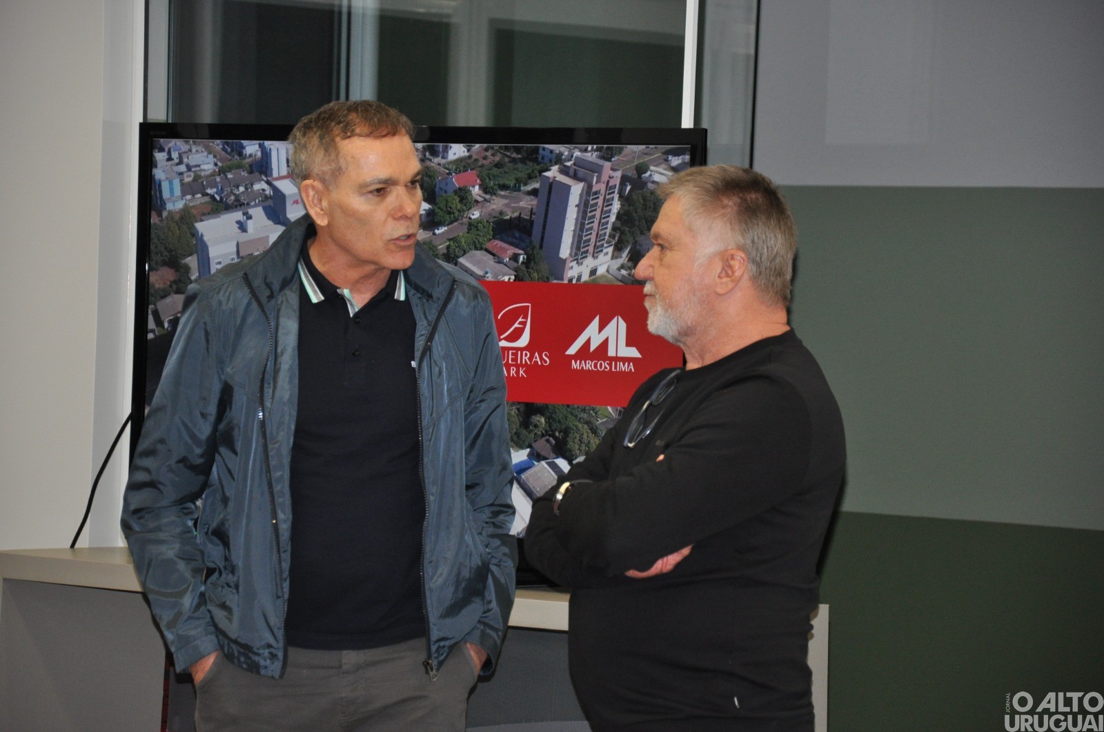 Marcos Lima celebra a entrega do Figueiras Park