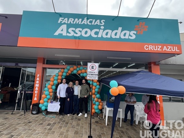 Inaugurada Farmácias Associadas Cruz Azul em Ametista do Sul