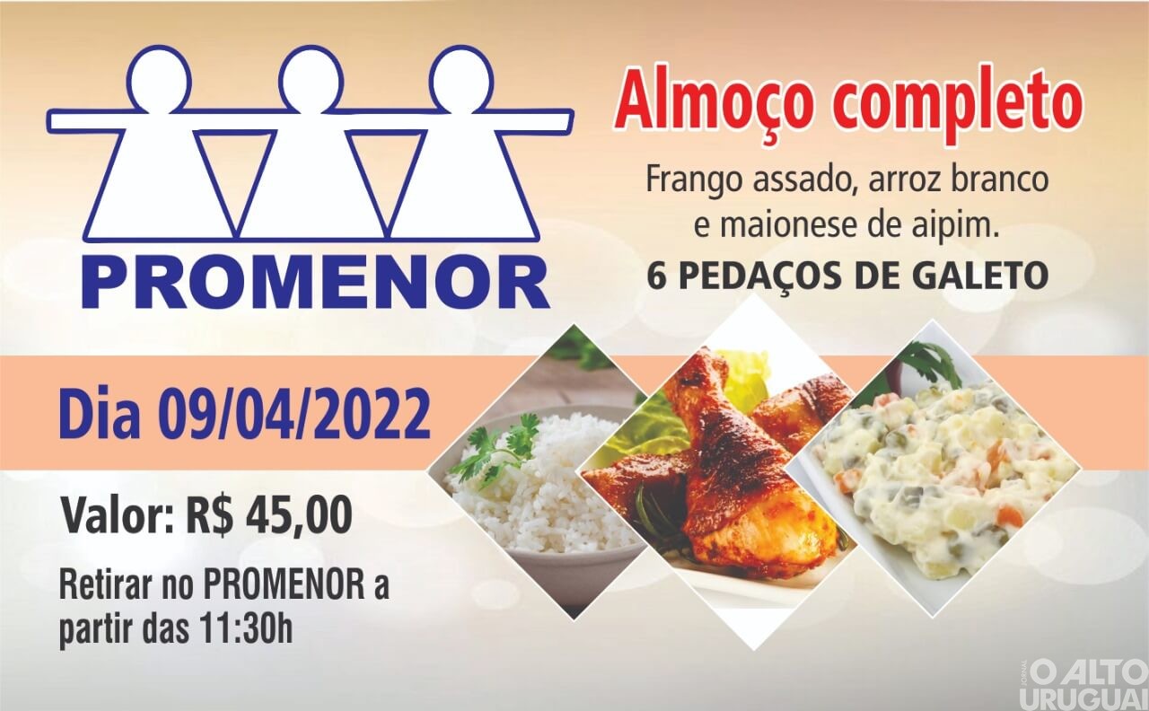 Promenor ainda está comercializando ingressos para almoço