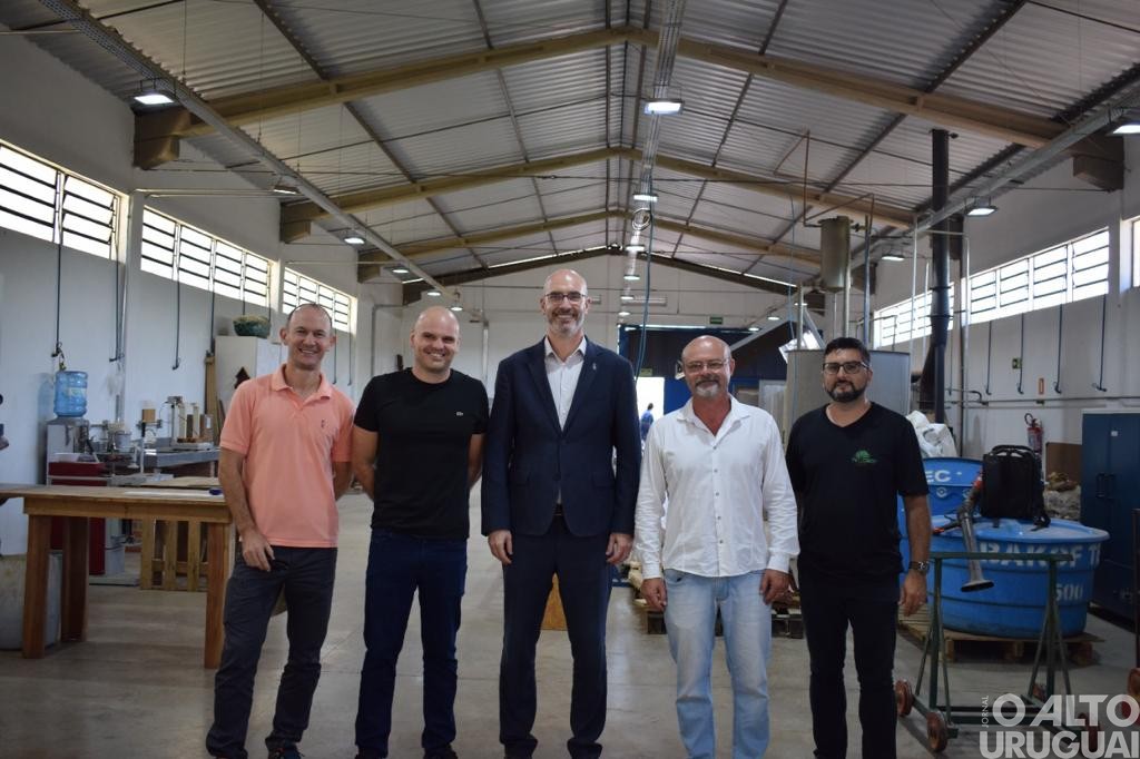 Reitor da UFSM visita campus de Frederico Westphalen