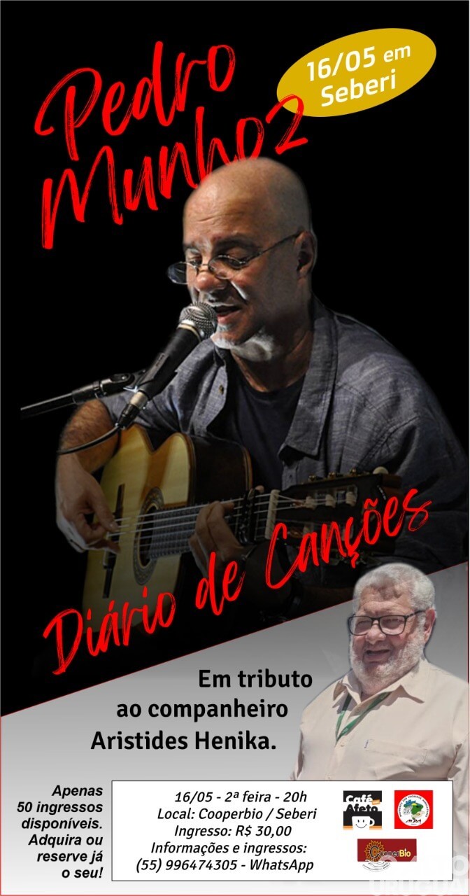 Cooperbio de Seberi promove "Diário de Canções"