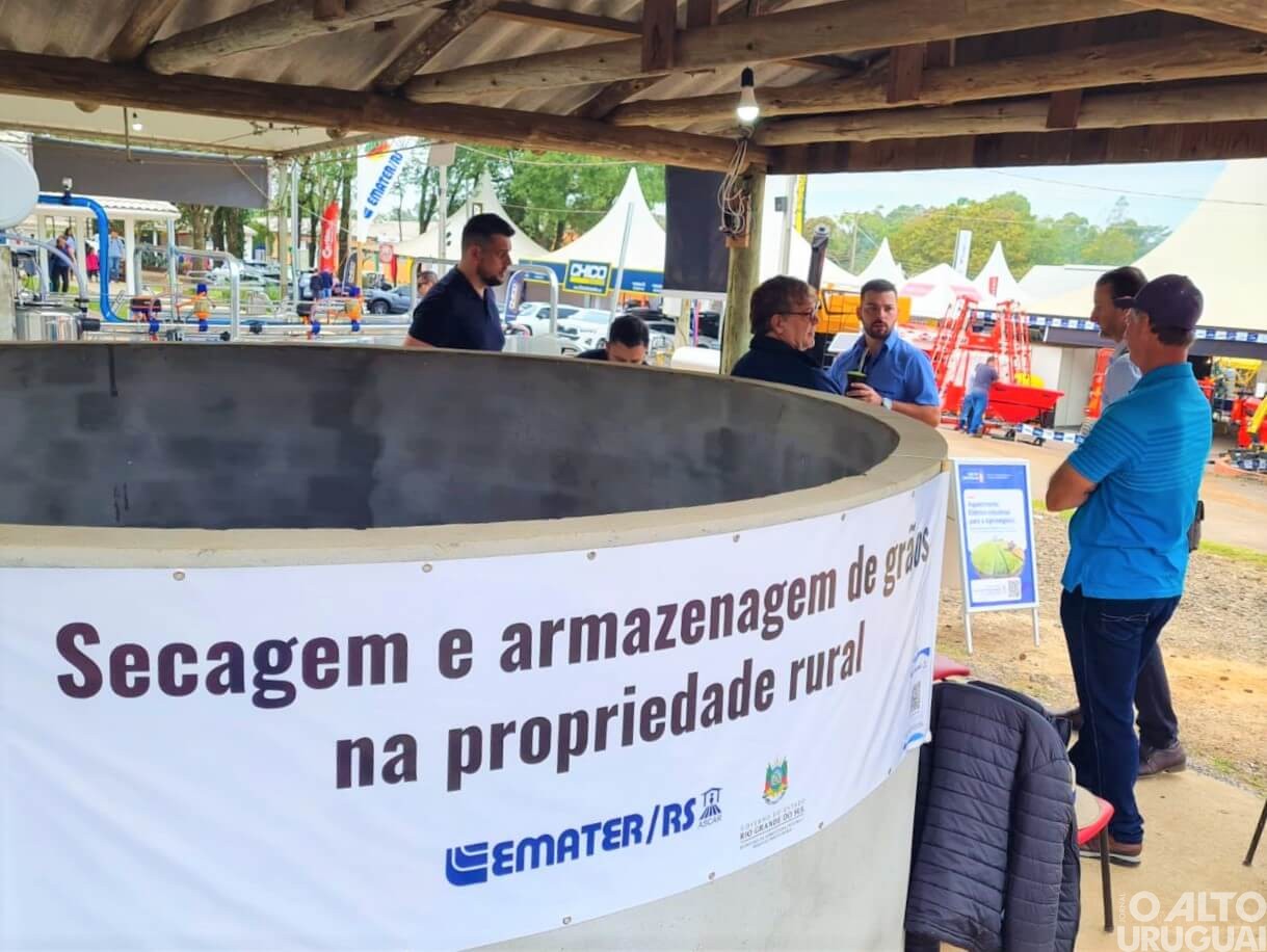 Tecnologia de secagem e armazenagem de grãos na propriedade rural são debatidos na Expofred 2022