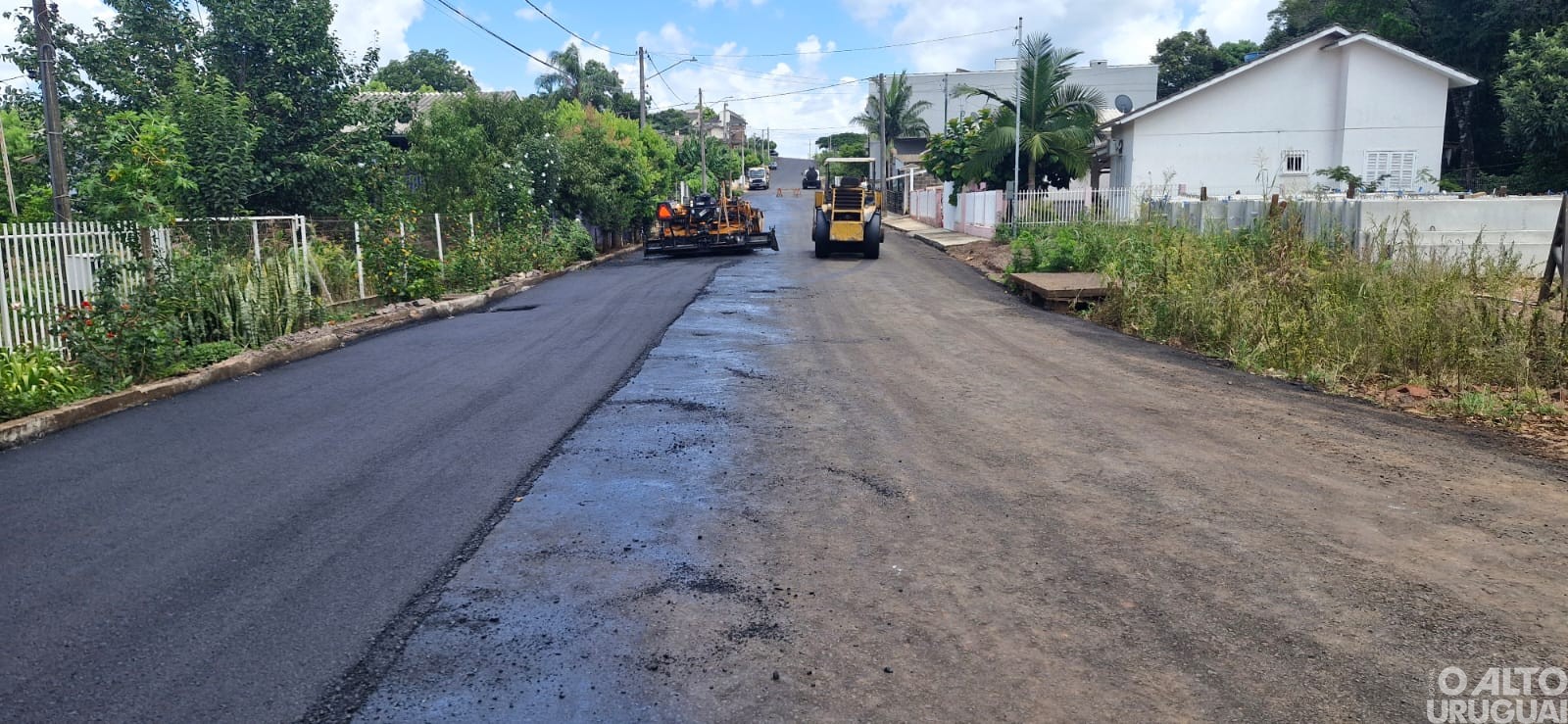 Investidos R$ 1,3 milhão em asfaltamento de vias em Planalto