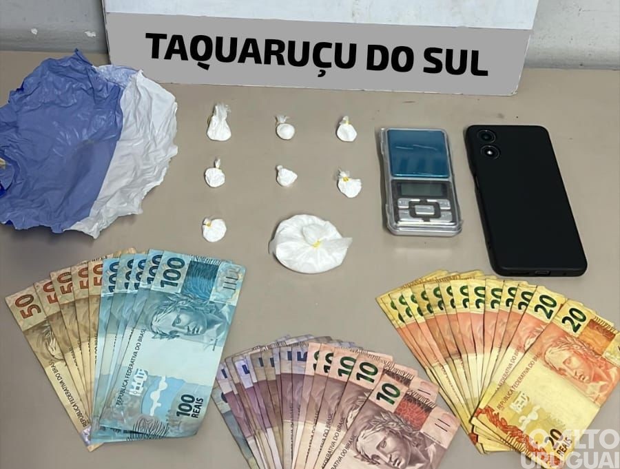 Homem é preso por tráfico de drogas em Taquaruçu do Sul