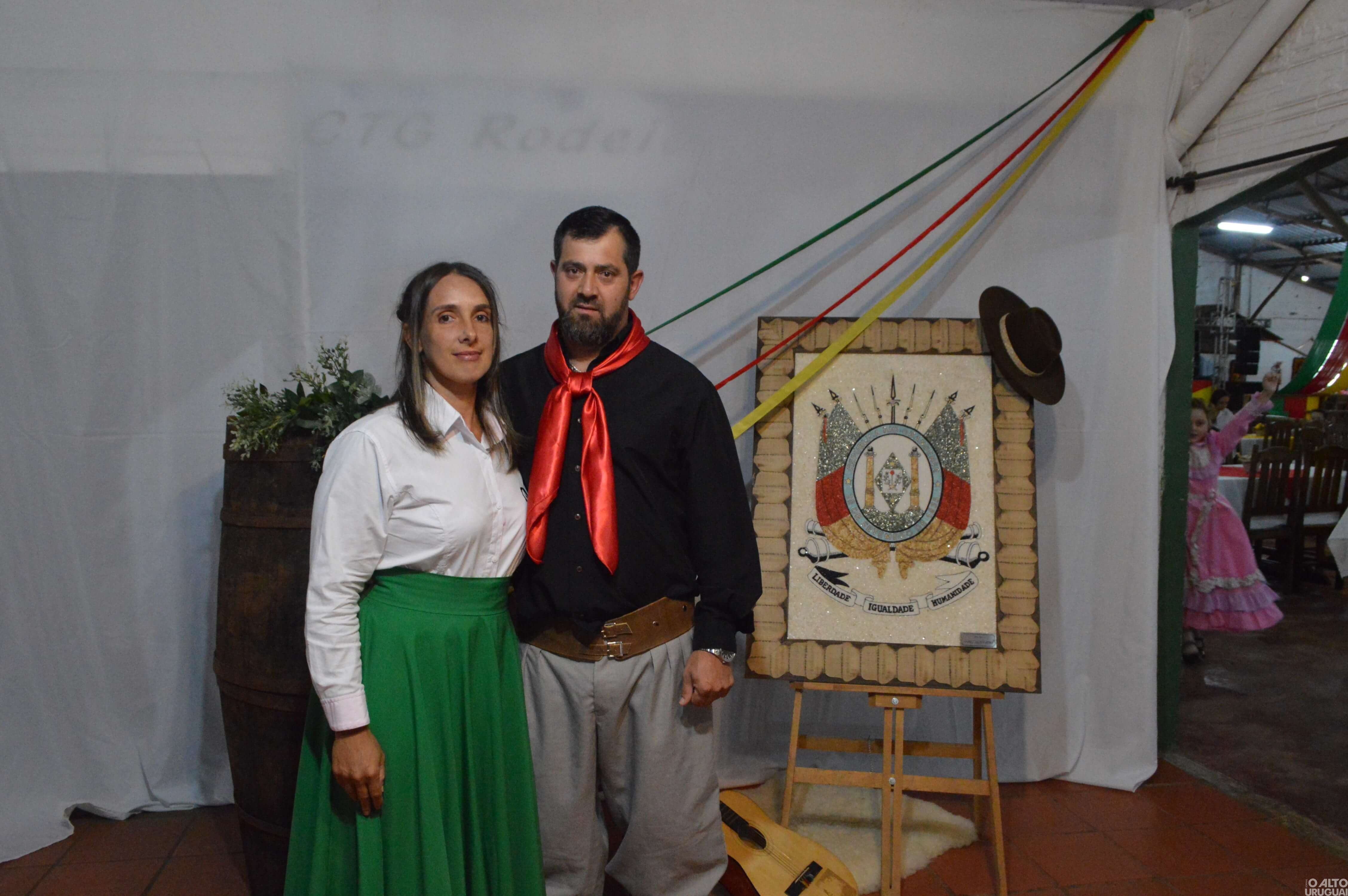 Diego Bertoletti da Rocha toma posse como patrão do CTG Rodeio da Querência