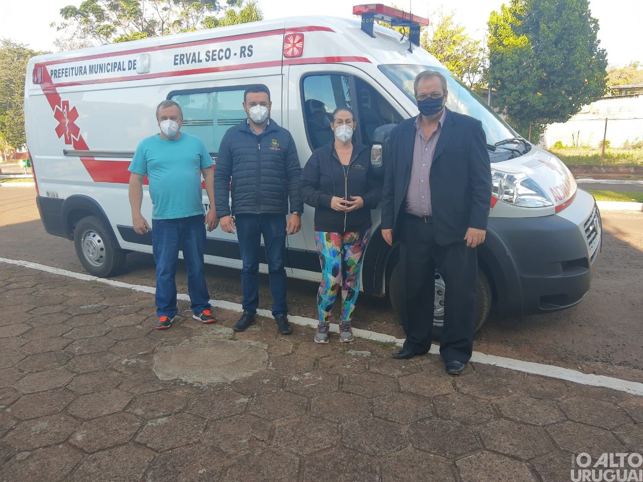 Erval Seco: nova ambulância é adquirida com recursos próprios