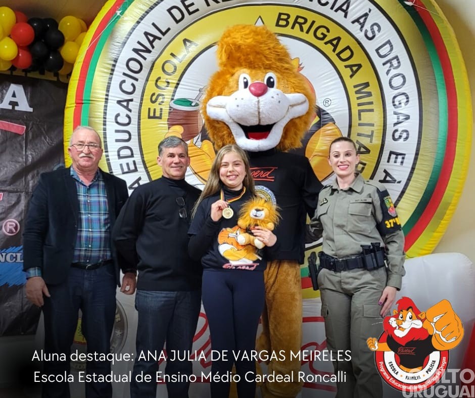 Brigada Militar realiza formatura do Proerd em FW