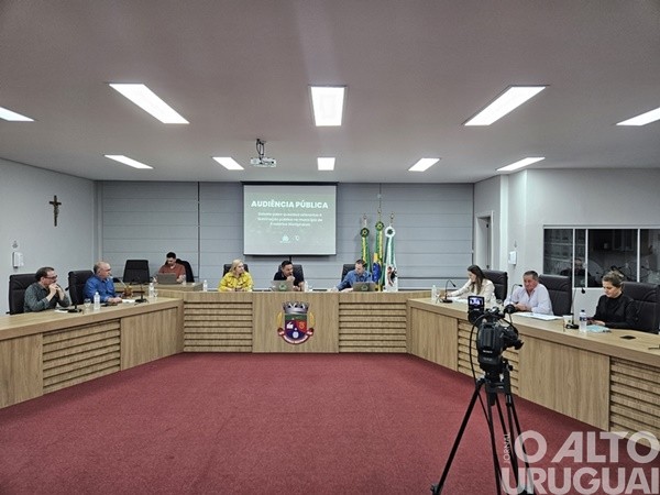 Iluminação pública é tema de audiência em Frederico Westphalen