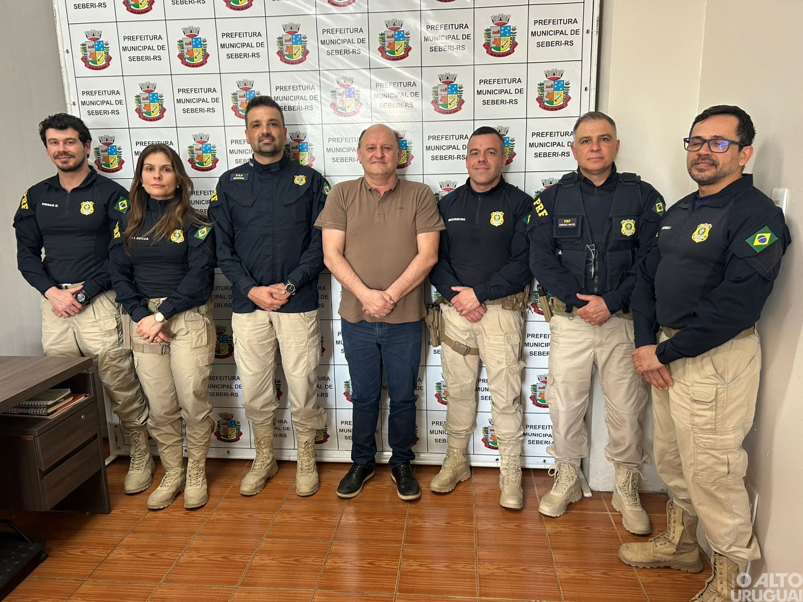 Superintendência da PRF é recebida pela Administração de Seberi