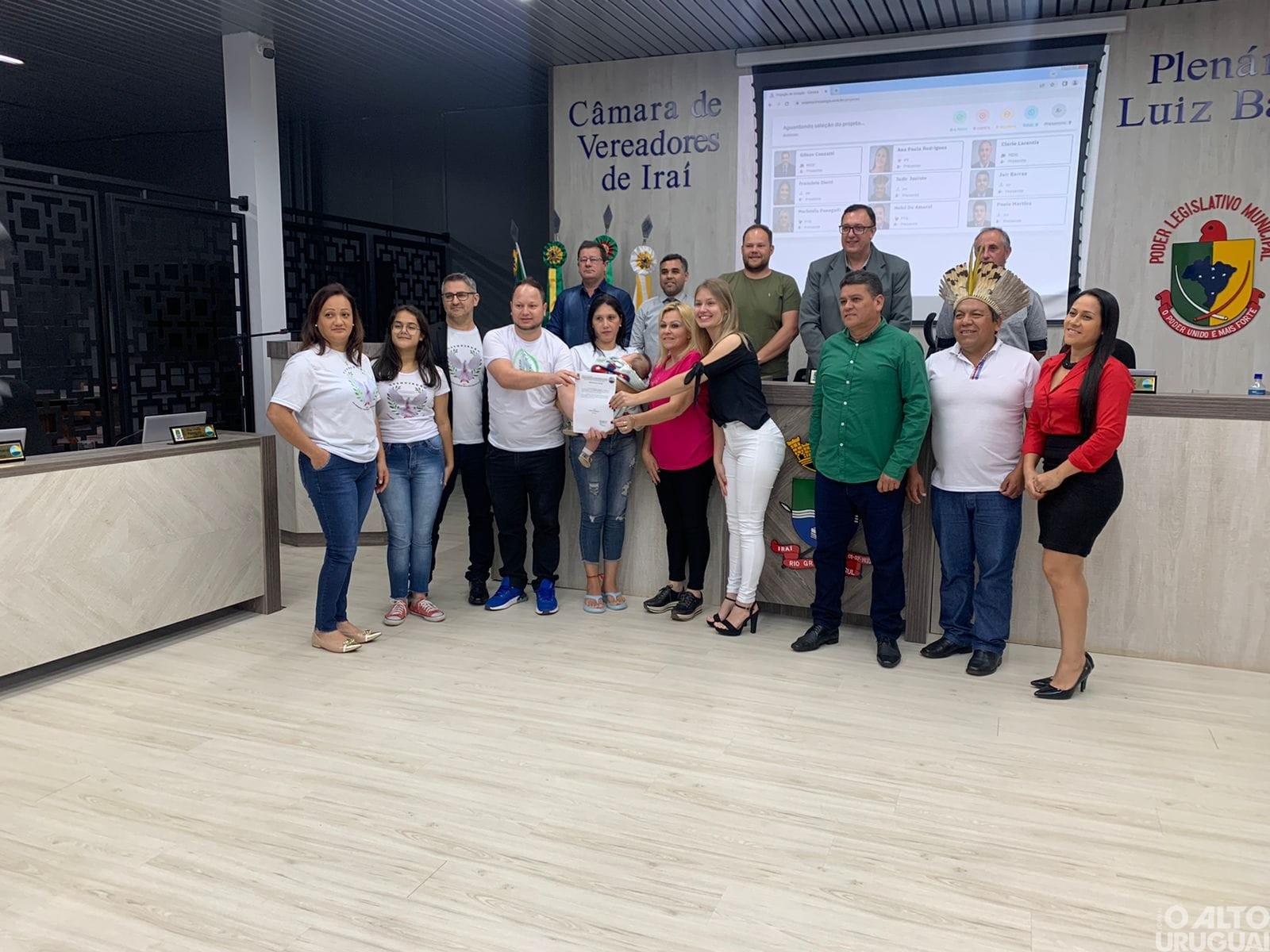 Aunp-RS realiza doação para família de menino de Iraí