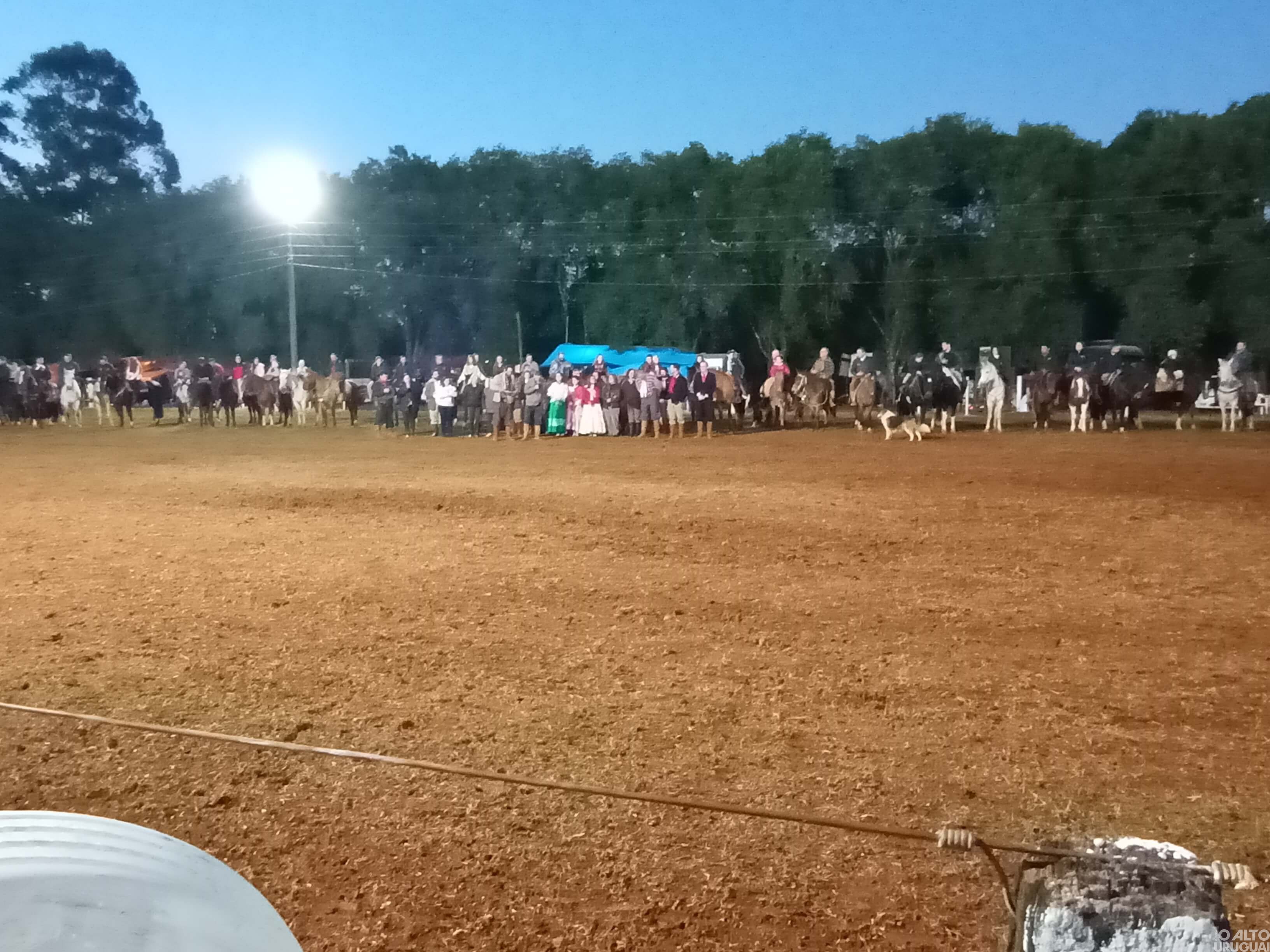 Oração da Ave-Maria marca abertura oficial do Rodeio Crioulo de FW