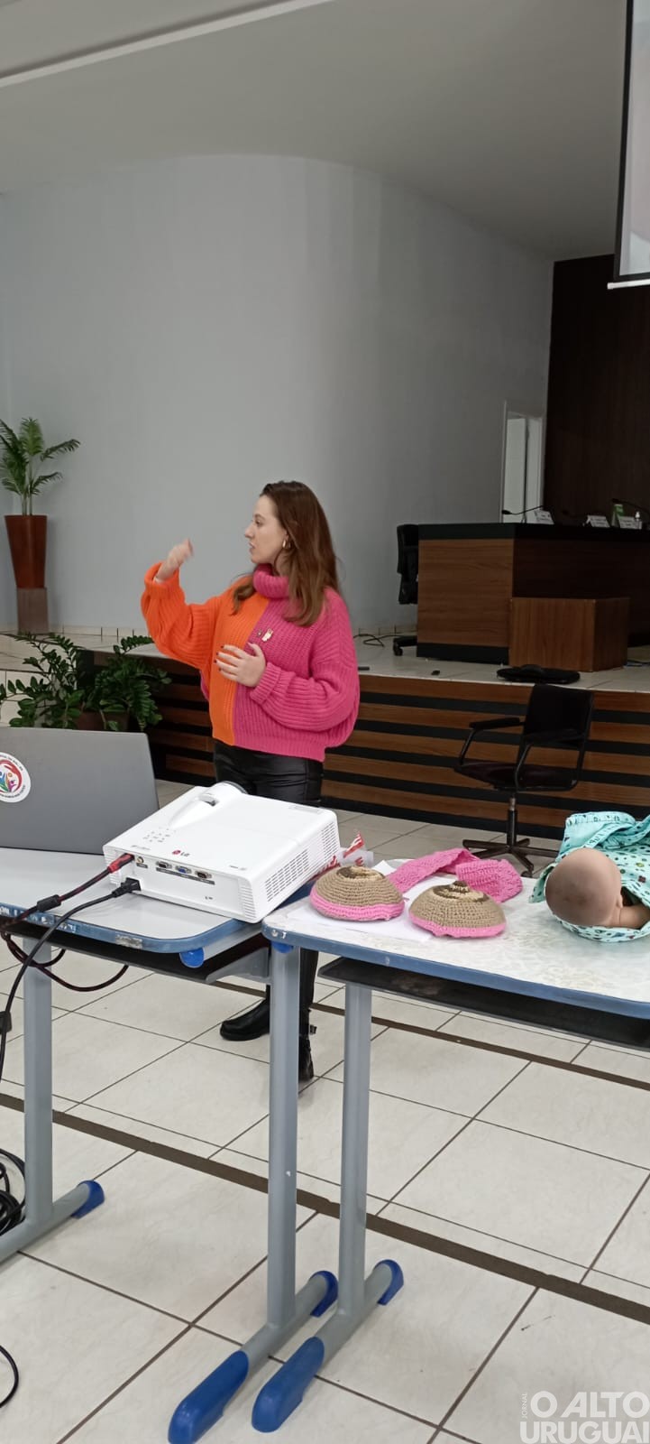 Curso de gestantes é realizado em Cristal do Sul