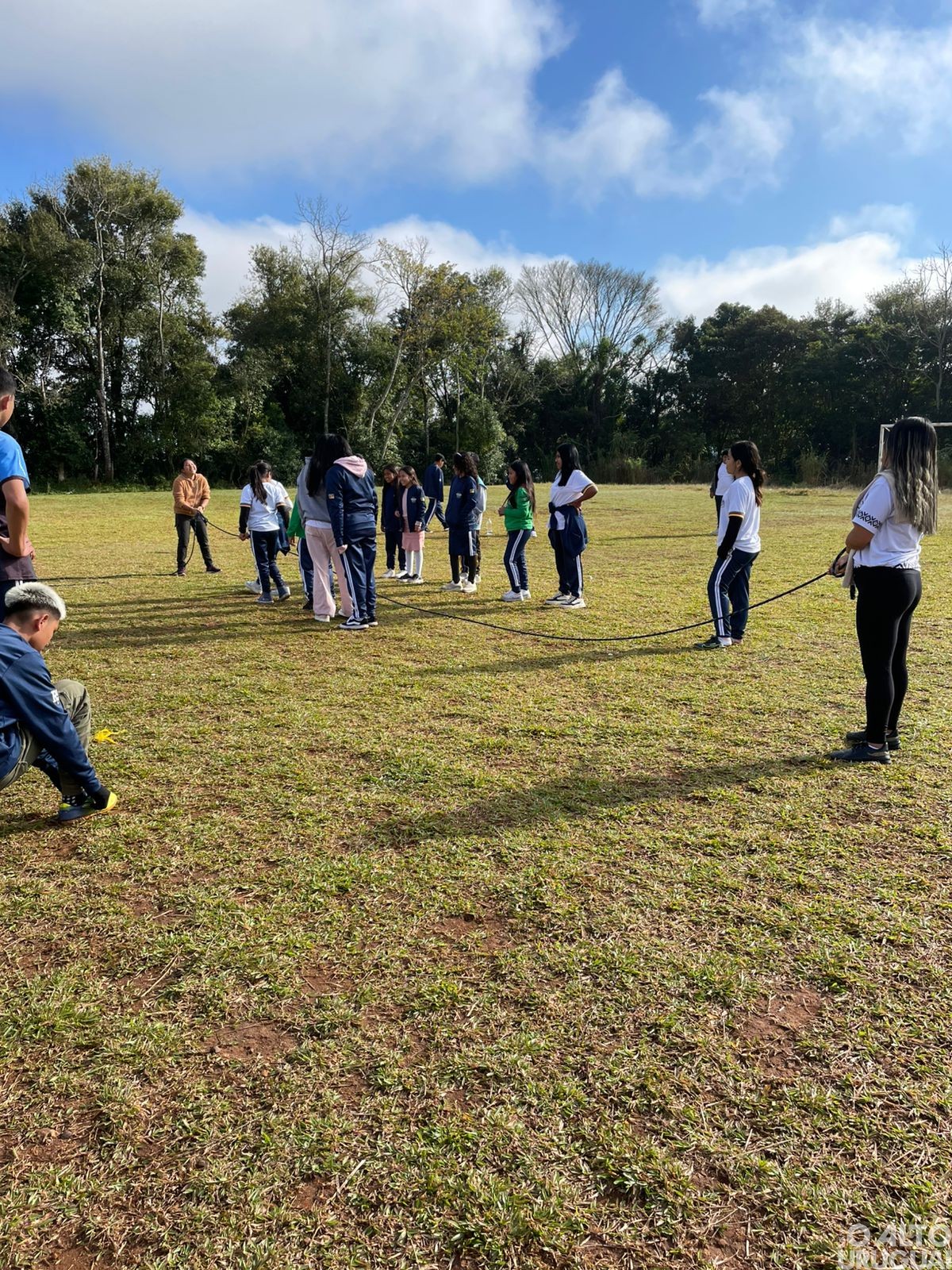 Iraí: alunos da Escola Indígena Nan Ga resgatam brincadeiras tradicionais