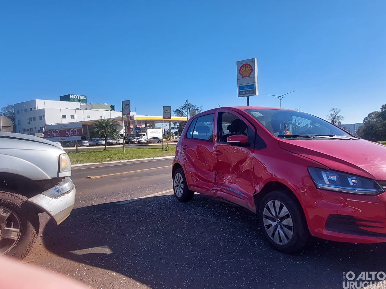 Mais uma colisão é registrada no km 35 da BR-386