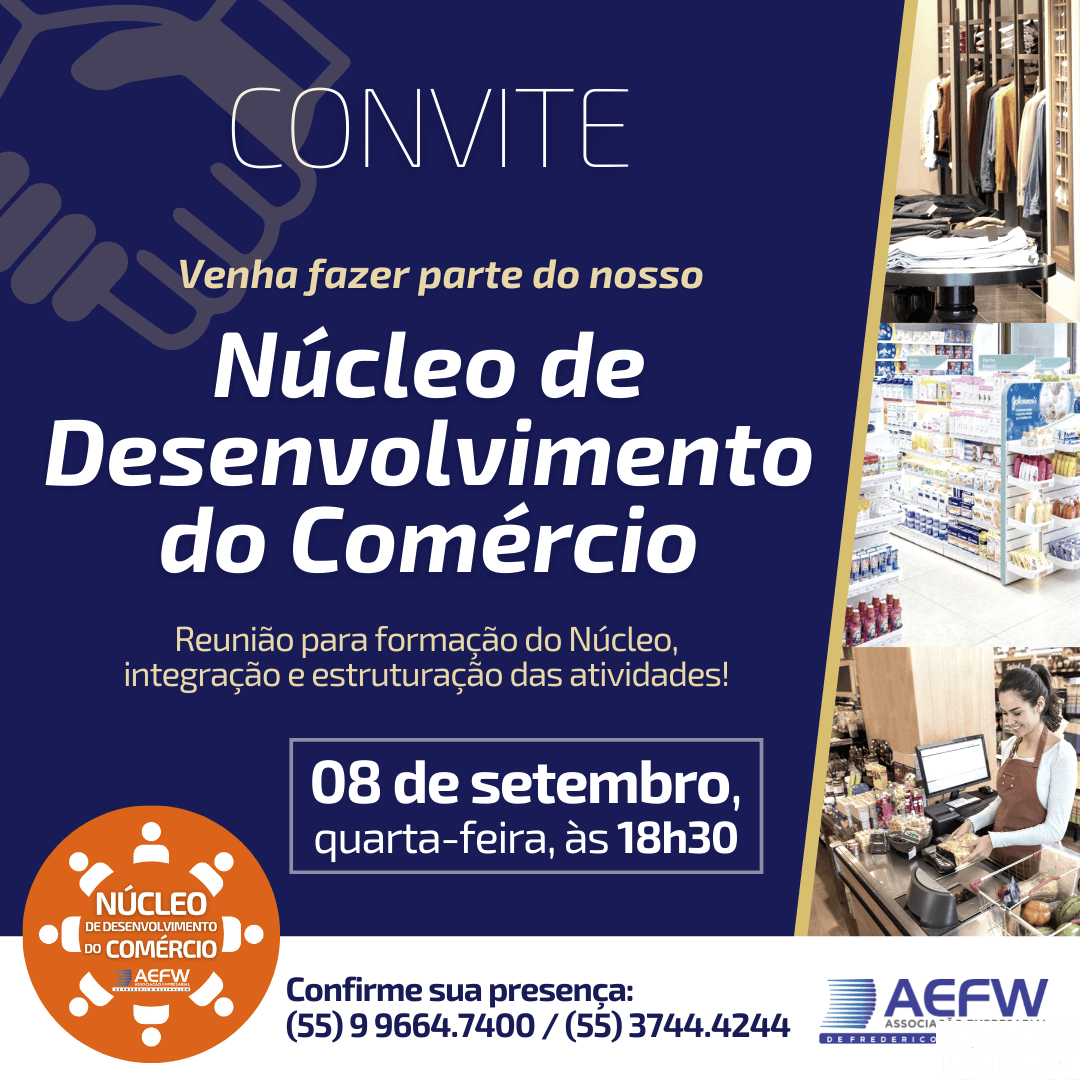 Empresários do setor do comércio reúnem-se nesta quarta-feira