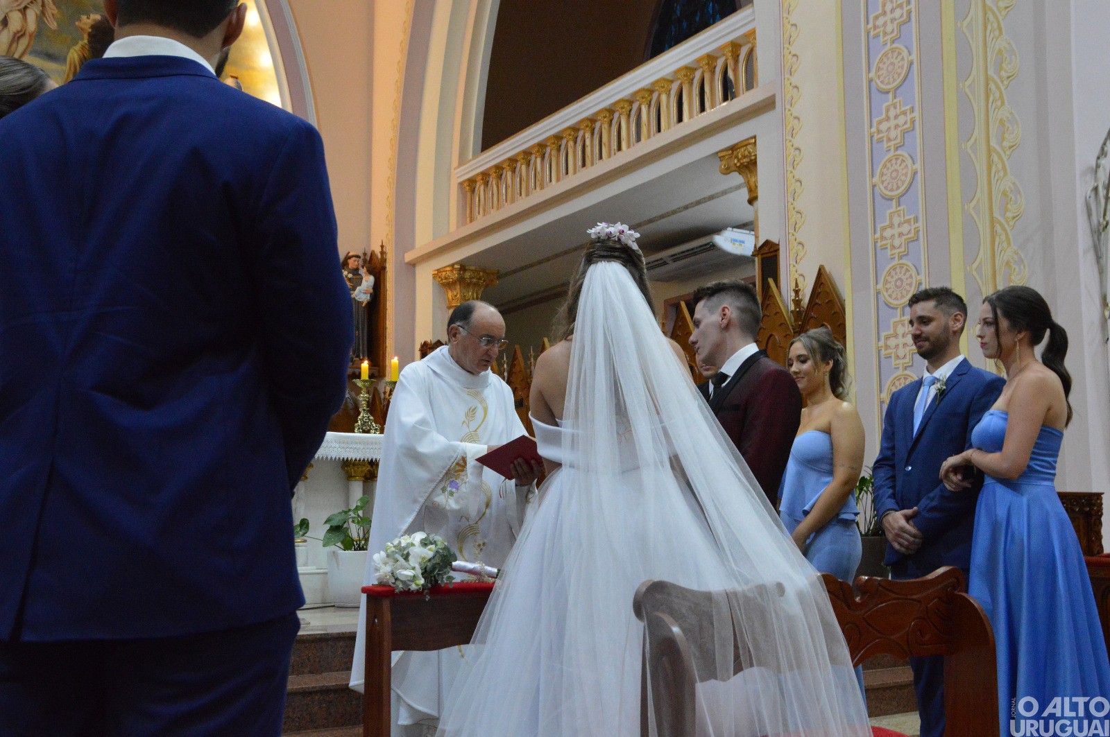 Adriano Cerato e Fernanda de Marco casam-se na Catedral Santo Antônio