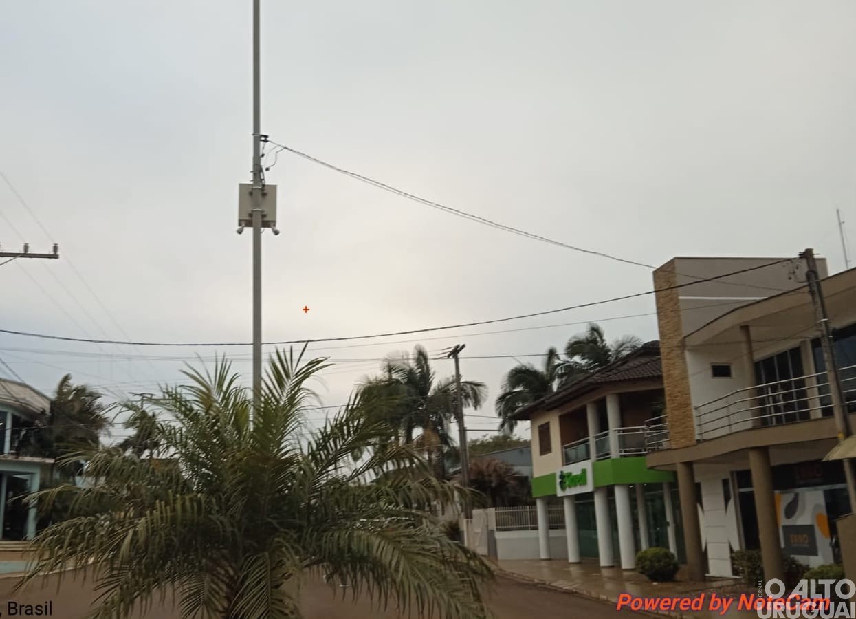 Câmeras de segurança começam a operar em pontos estratégicos de Cristal do Sul