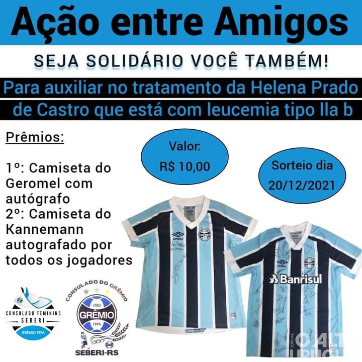 Consulado gremista de Seberi sorteia nesta segunda-feira rifa beneficente