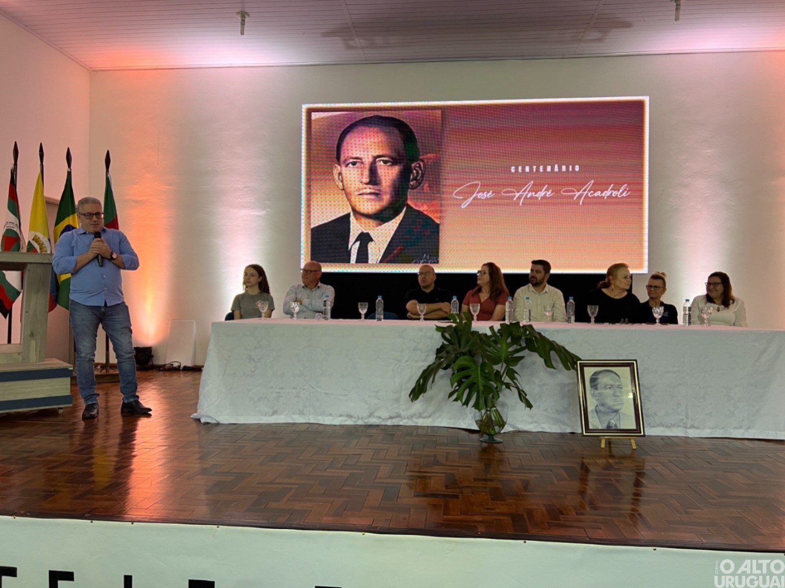 Escola José André Acadroli de Rodeio Bonito celebra centenário de seu patrono