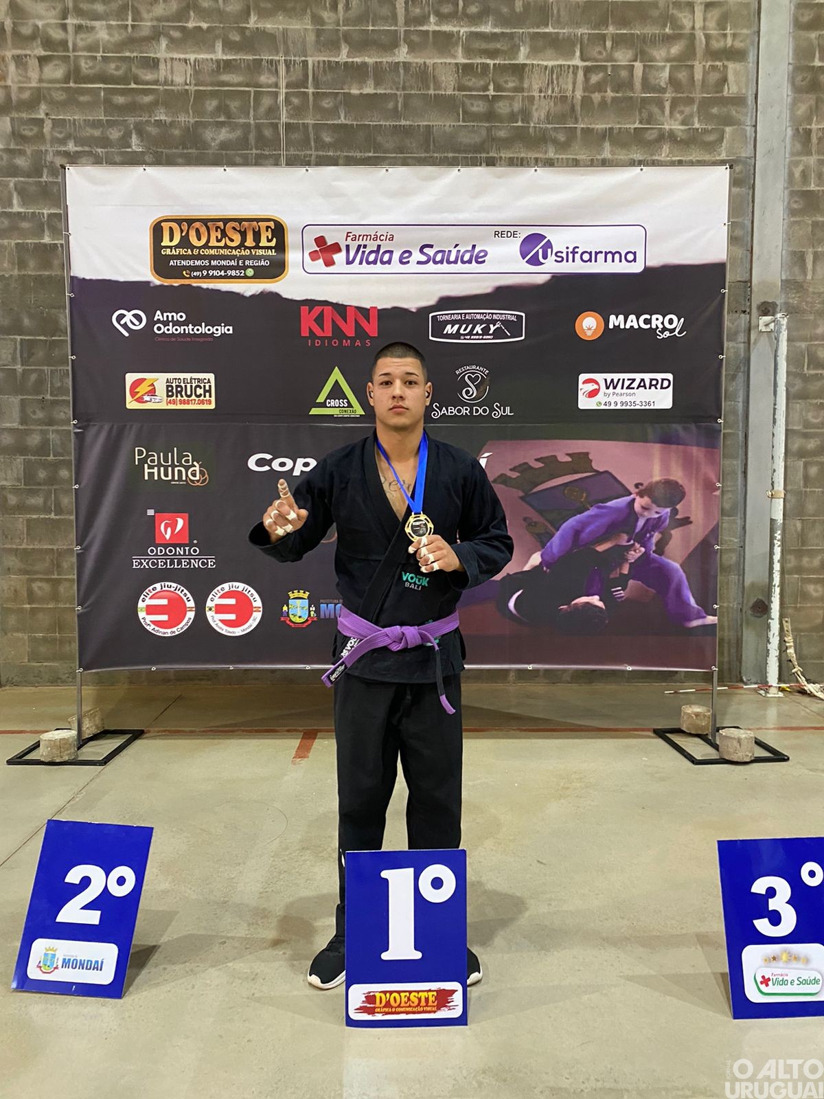 Equipe A conquista segundo lugar na Copa Mondai de Jiu-jitsu