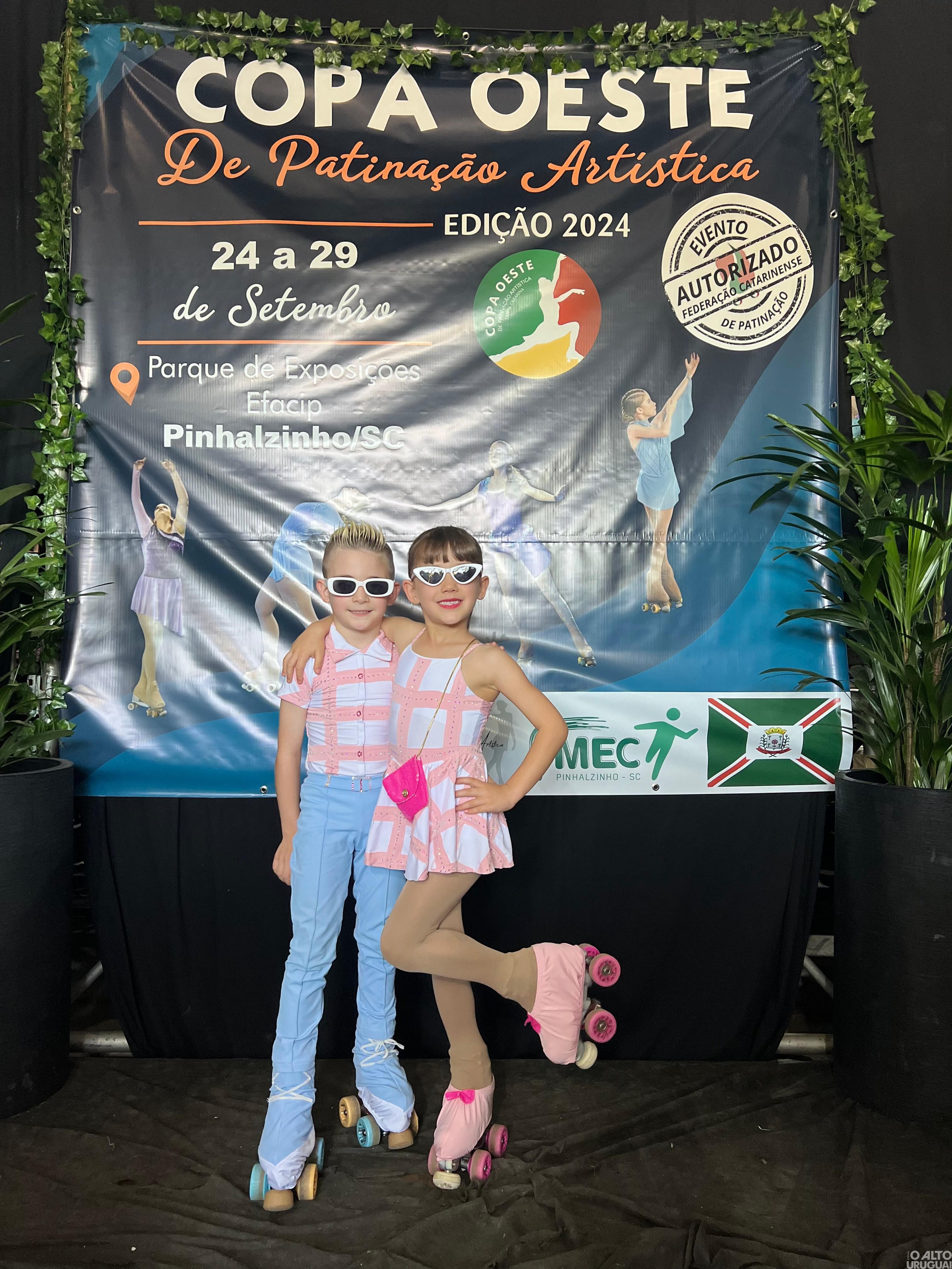 Magia da Patinação é destaque na Copa Oeste de Pinhalzinho