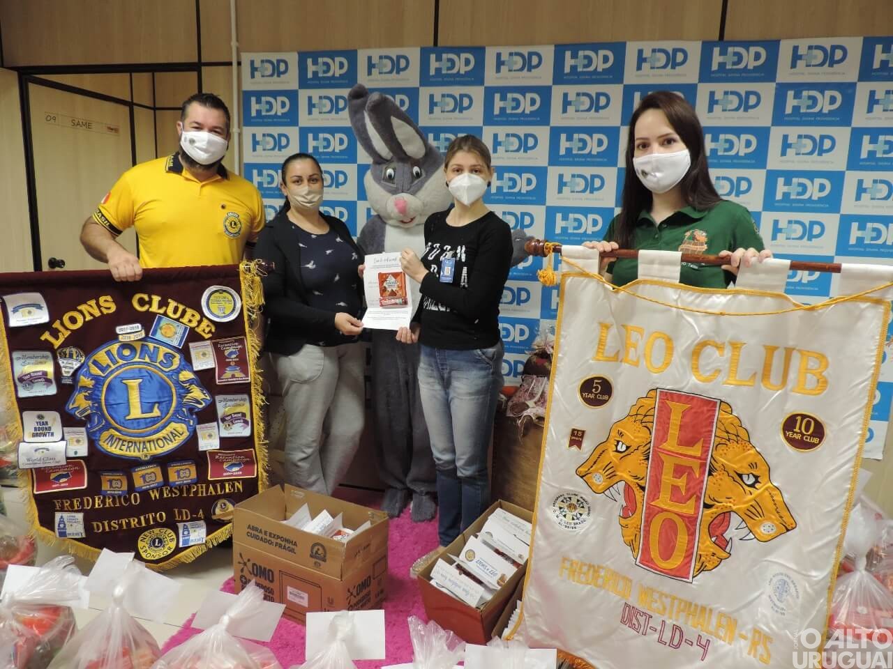 Lions e LEO Clube de FW homenageiam profissionais na linha de frente da Covid-19