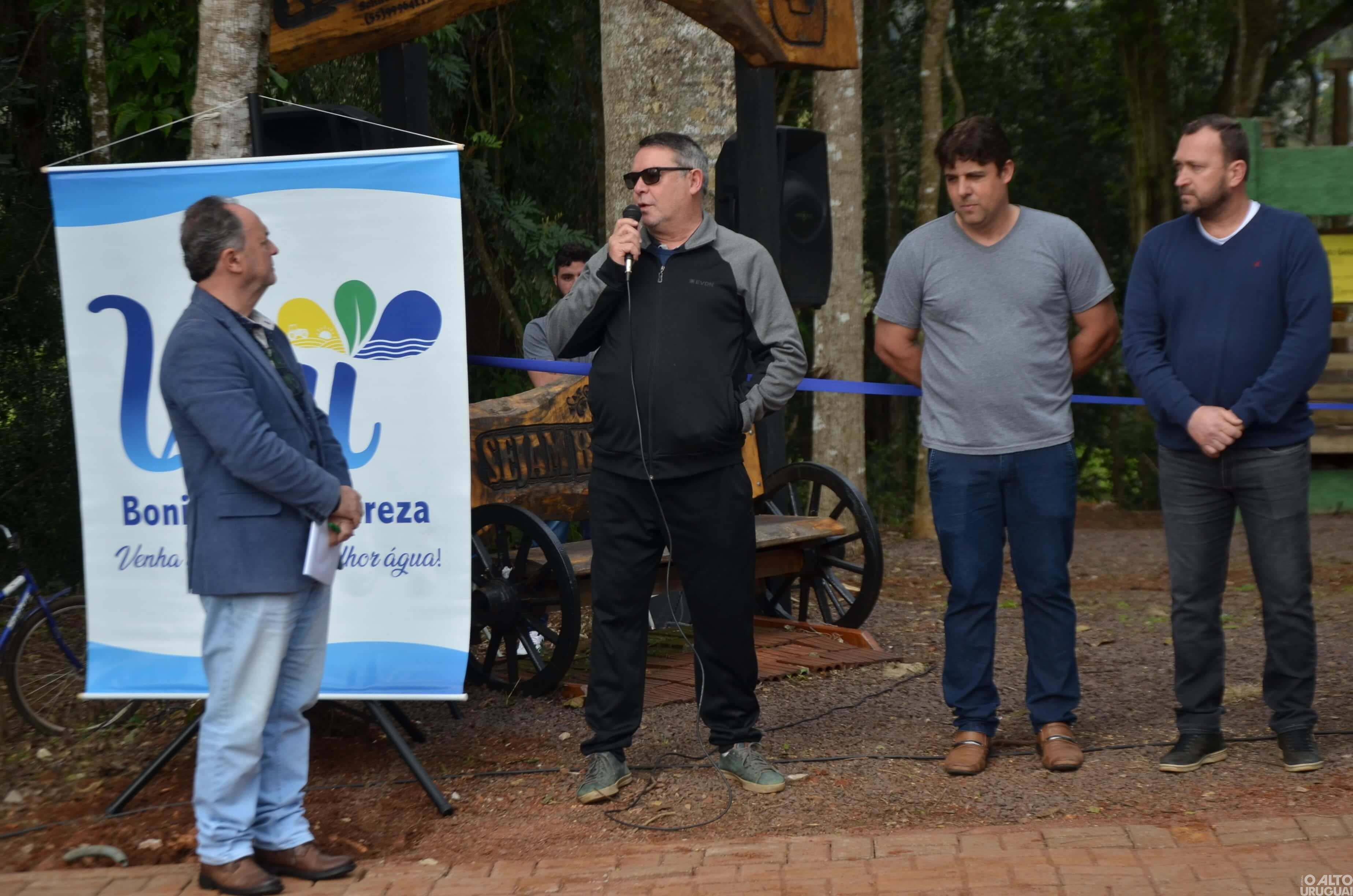 Tirolesa em Iraí é inaugurada