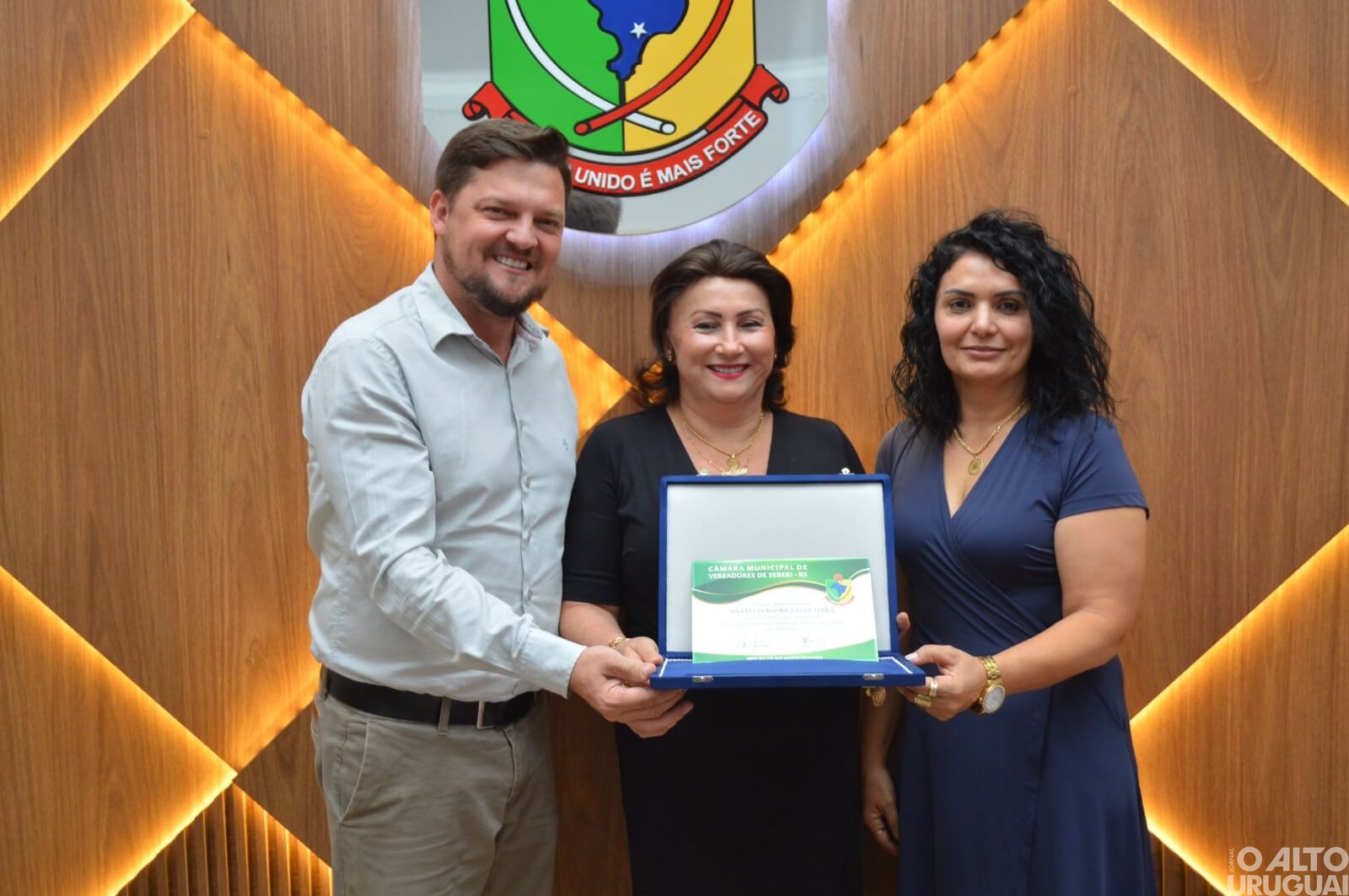 Seberienses recebem moção de aplausos em sessão da Câmara de Vereadores