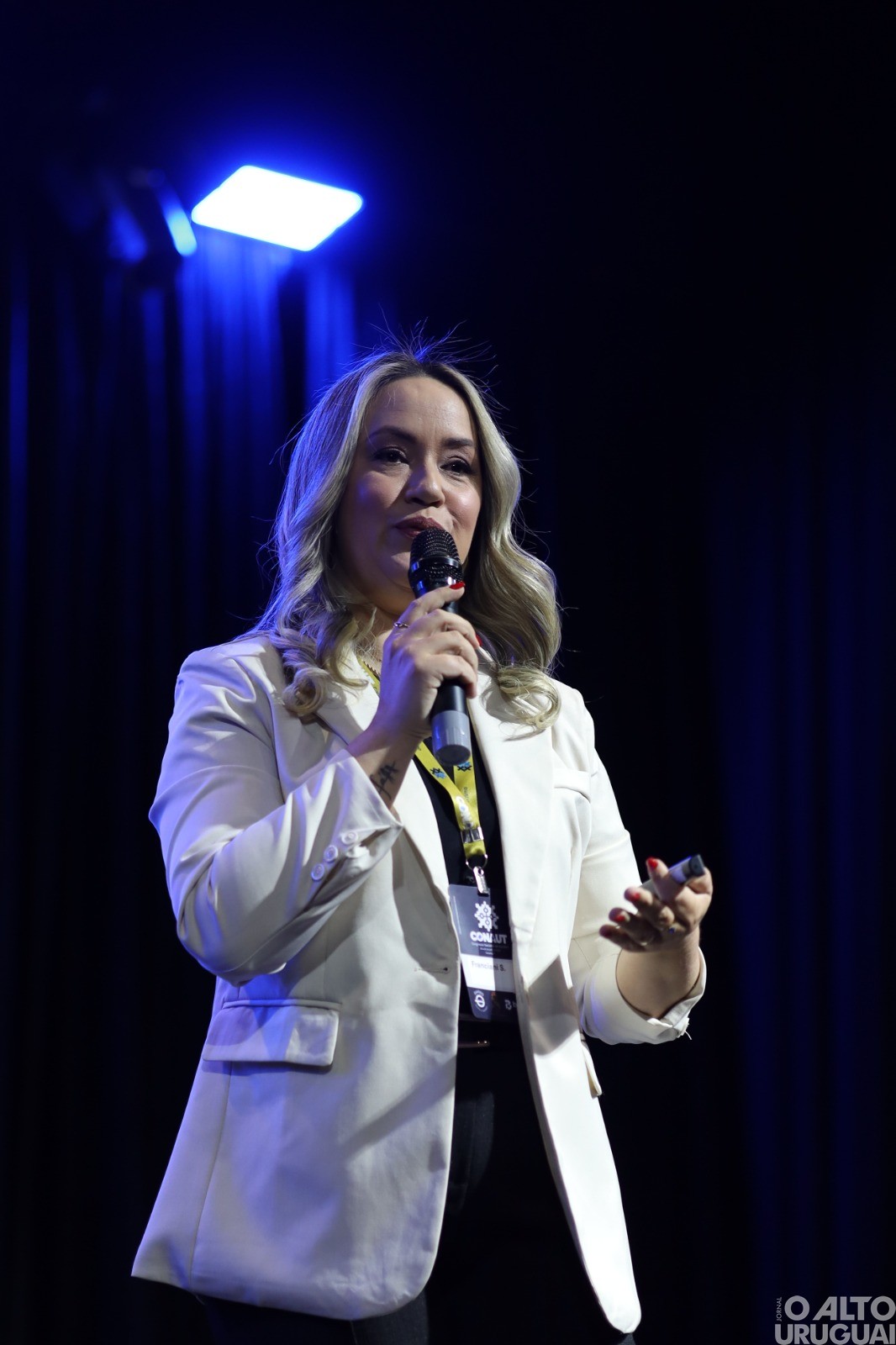 Franciani Simonet foi a primeira palestrante do CONAUT 2025