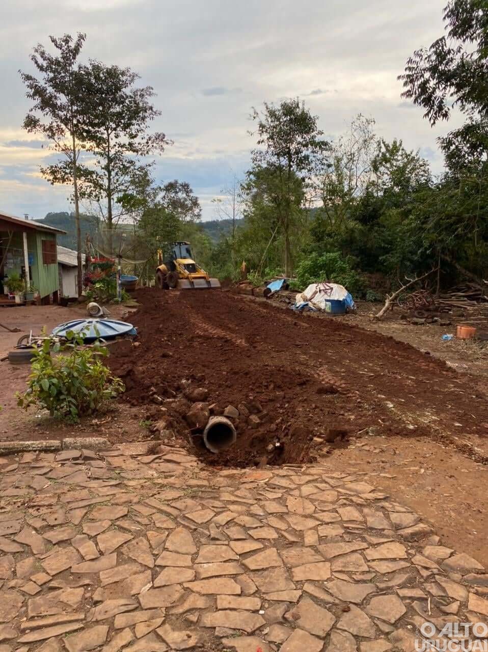 Pinheirinho do Vale: obras de drenagem são realizadas no Loteamento Popular