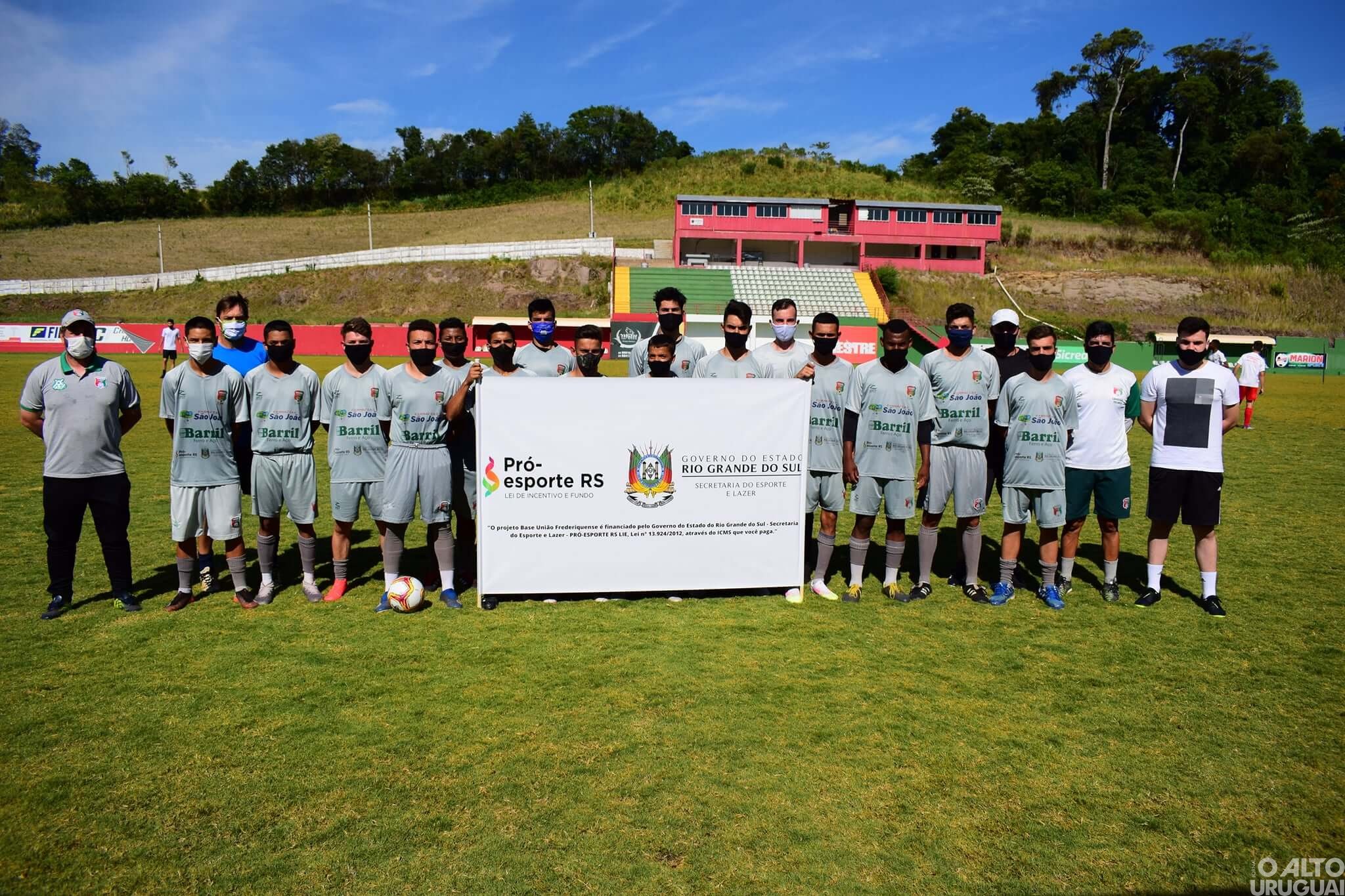 Categorias de Base do União Frederiquense abrangem 90 atletas semanalmente