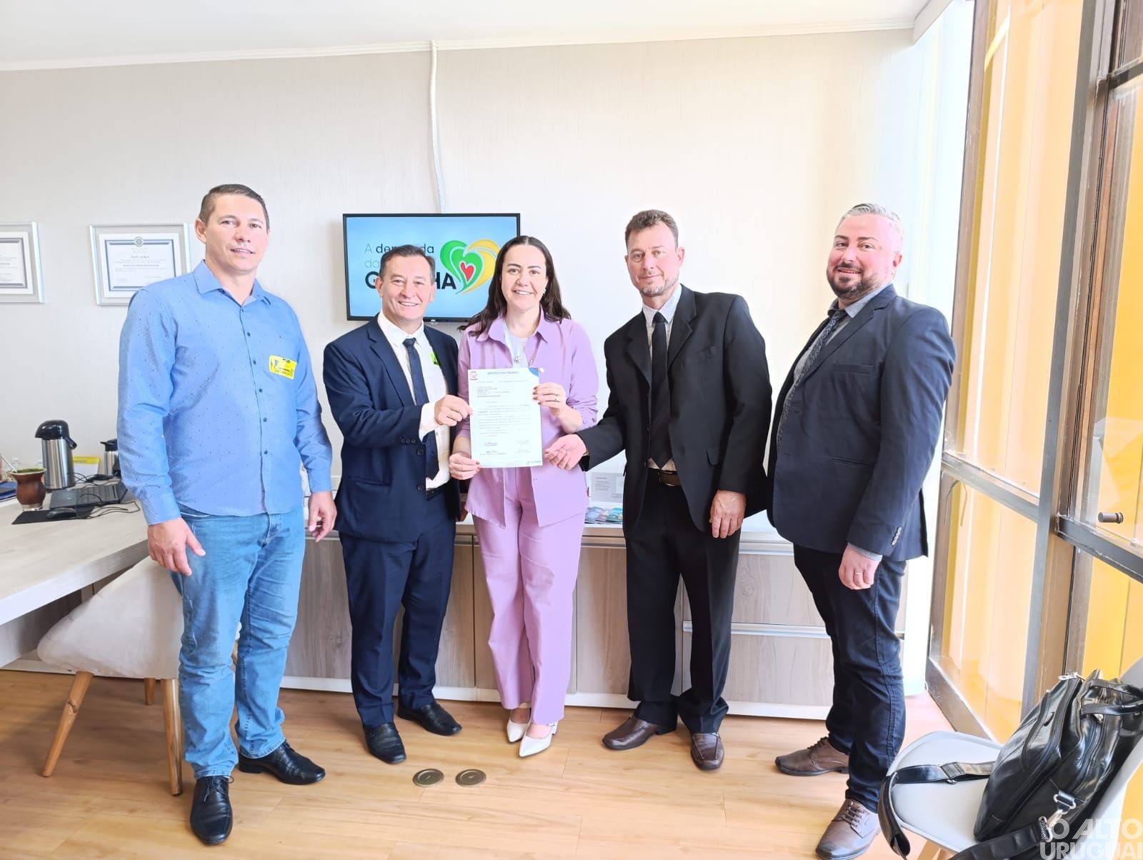 Comitiva de Novo Tiradentes busca recursos em Brasília