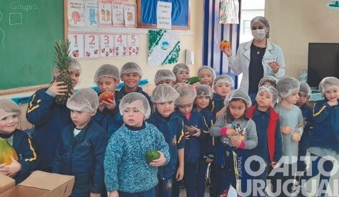 Atividades de Educação Alimentar acontecem na rede municipal de ensino de Seberi