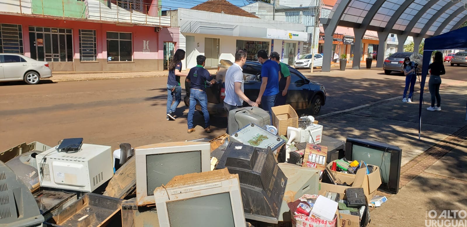 Campanha do Lions Clube arrecada três toneladas de lixo eletrônico em Seberi