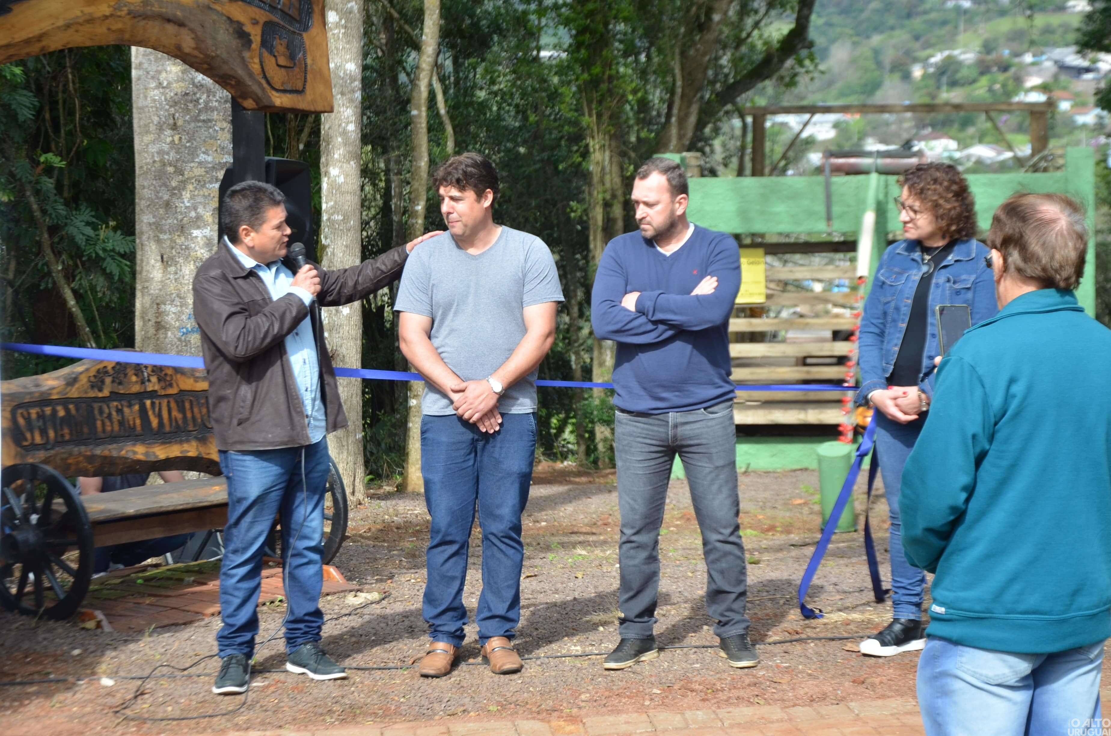 Tirolesa em Iraí é inaugurada