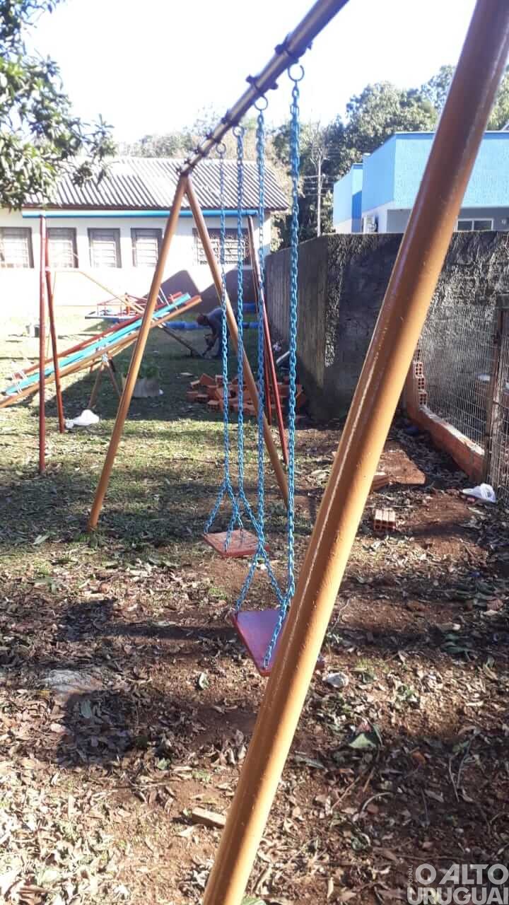 Cristal do Sul: Escola Pedro Sarturi recebe melhorias