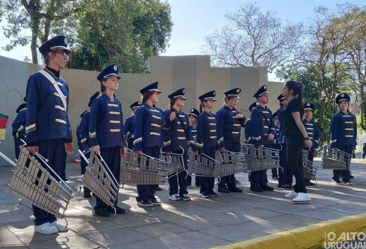 Banda Municipal Fortaleza do Alto Uruguai de Seberi é destaque em encontro de bandas