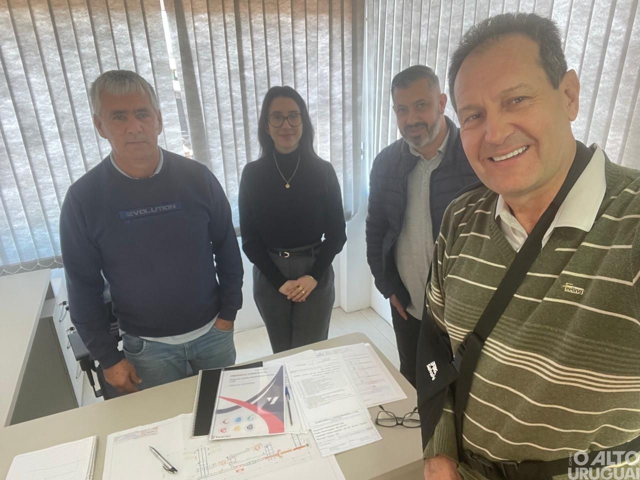 Administração de Caiçara e Madeireira Klein tratam sobre ampliação