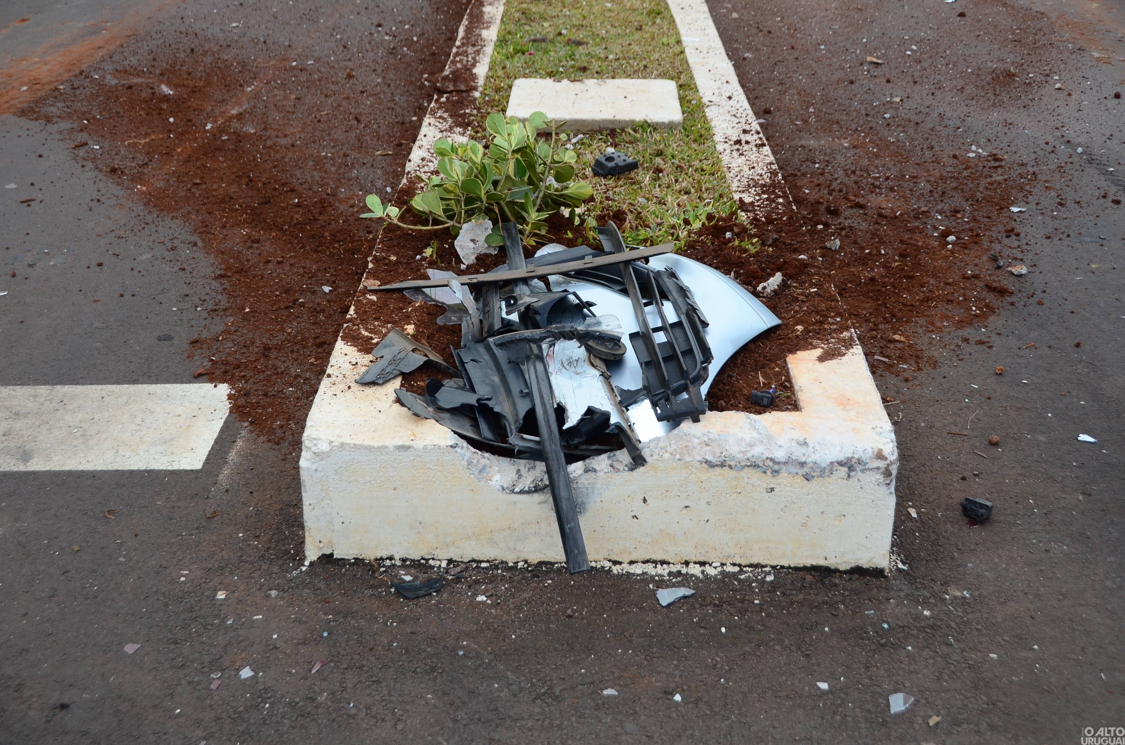 Acidente no centro de FW deixa homem ferido