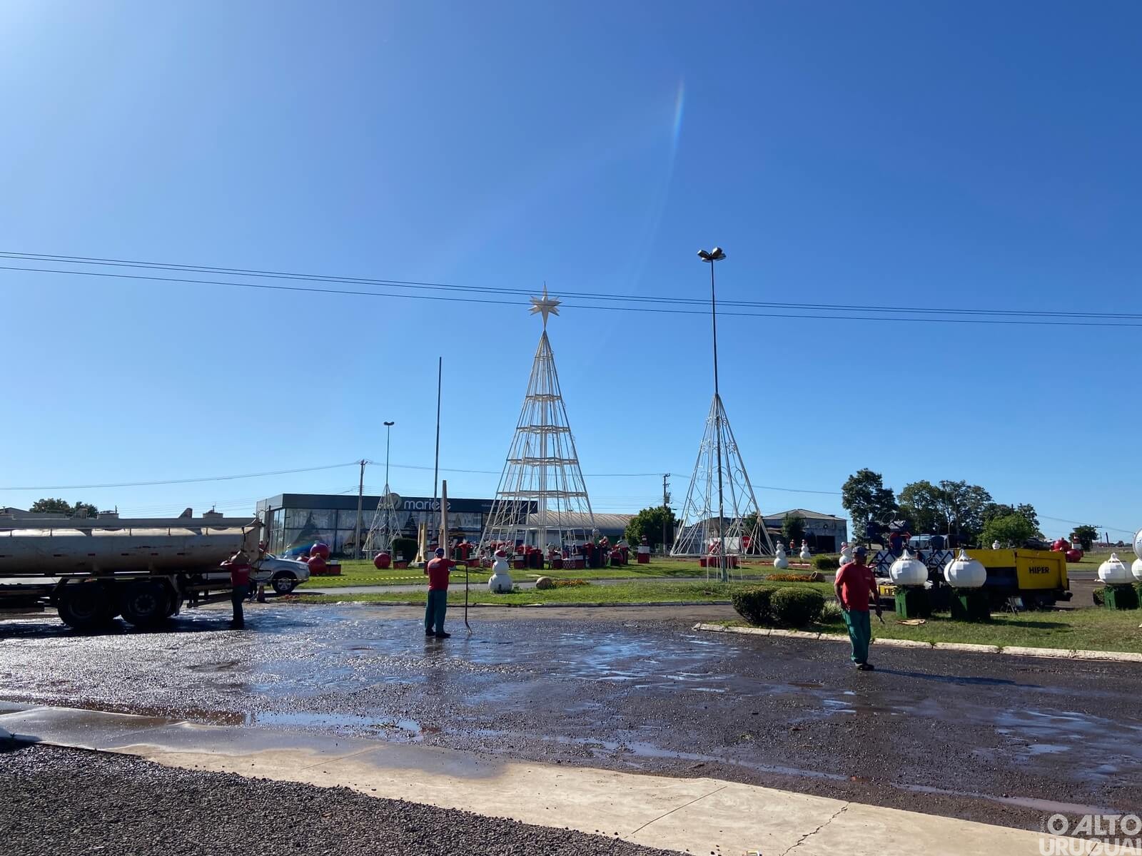 Trevo principal de acesso a FW está em obras