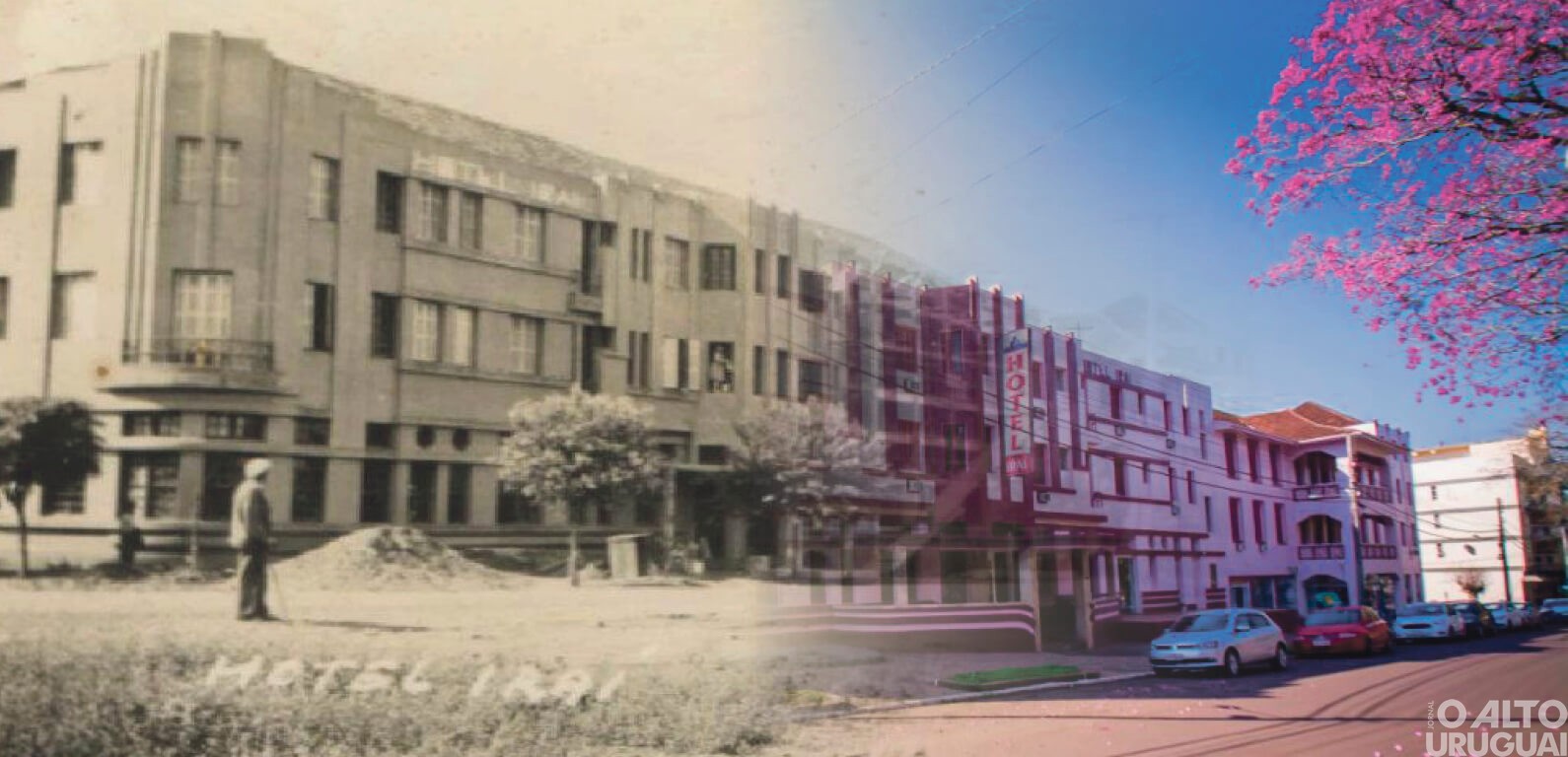 Conheça a história que liga a construção do Cristo de Encantado com o Hotel Iraí