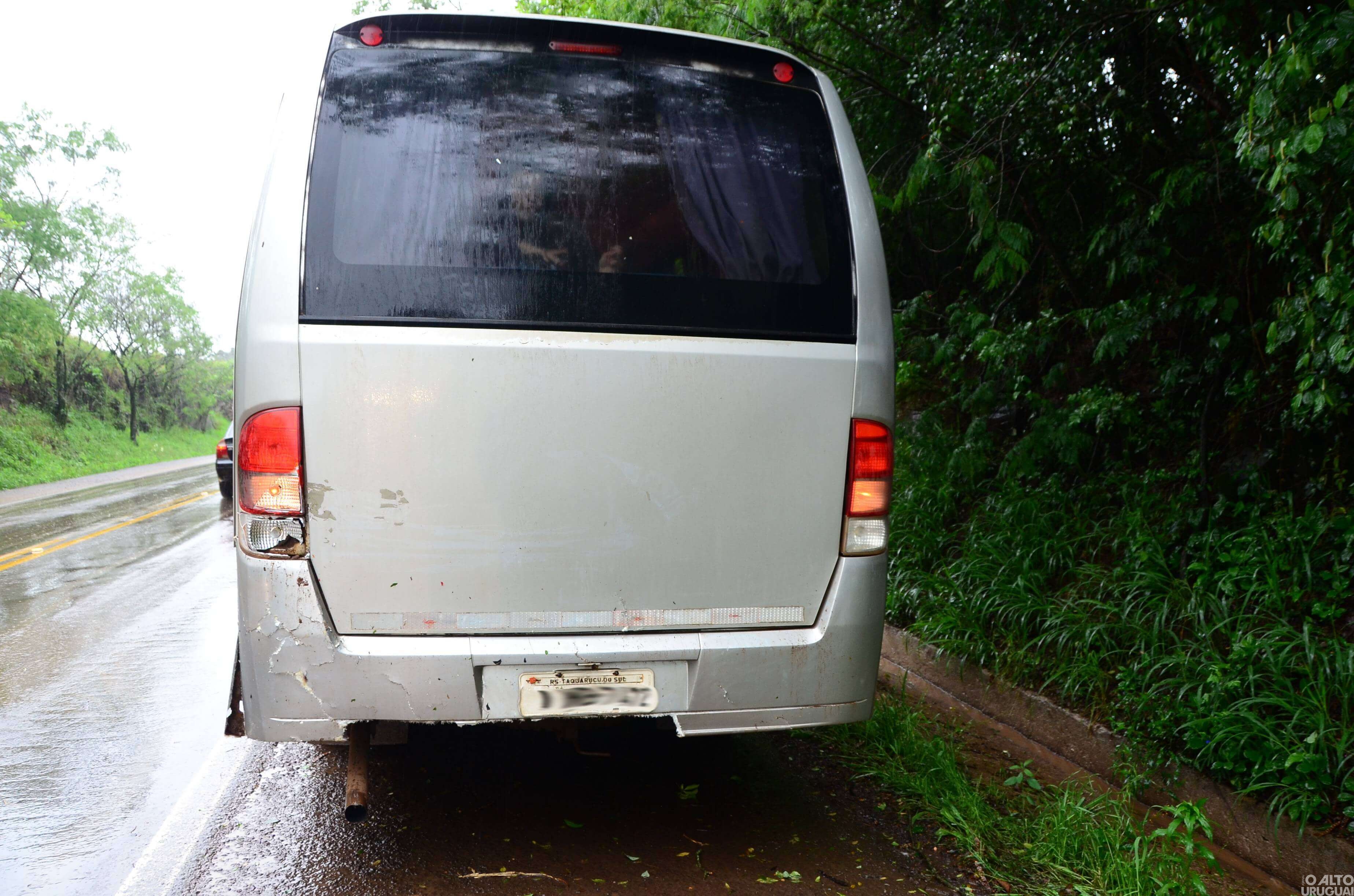 Queda de árvore provoca acidente na BR-386