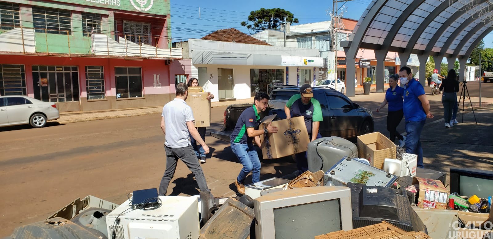 Campanha do Lions Clube arrecada três toneladas de lixo eletrônico em Seberi