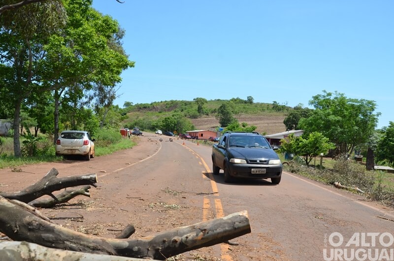 Planalto-Nonoai: bloqueio na ERS-324 é liberado pelos indígenas