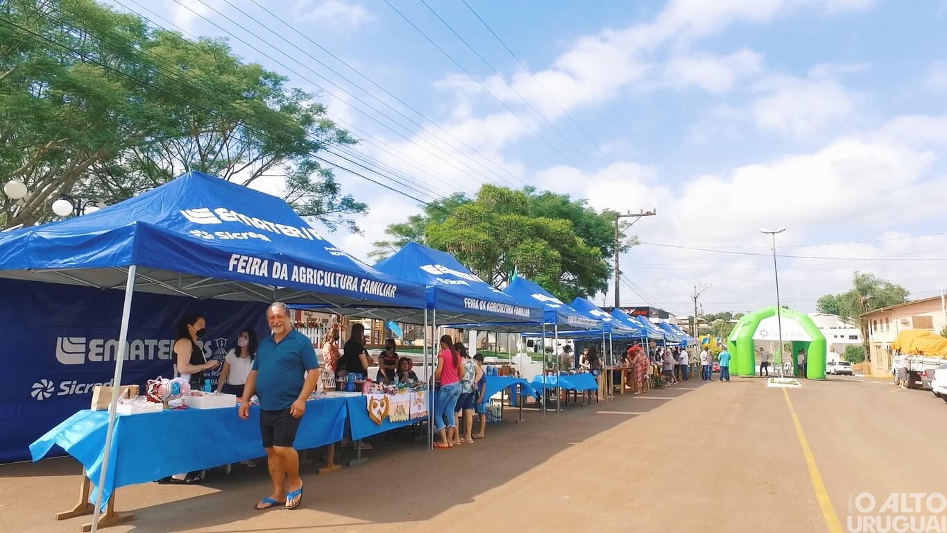 Feira da Agricultura Familiar e Artesanato de Novo Tiradentes recebe incentivo