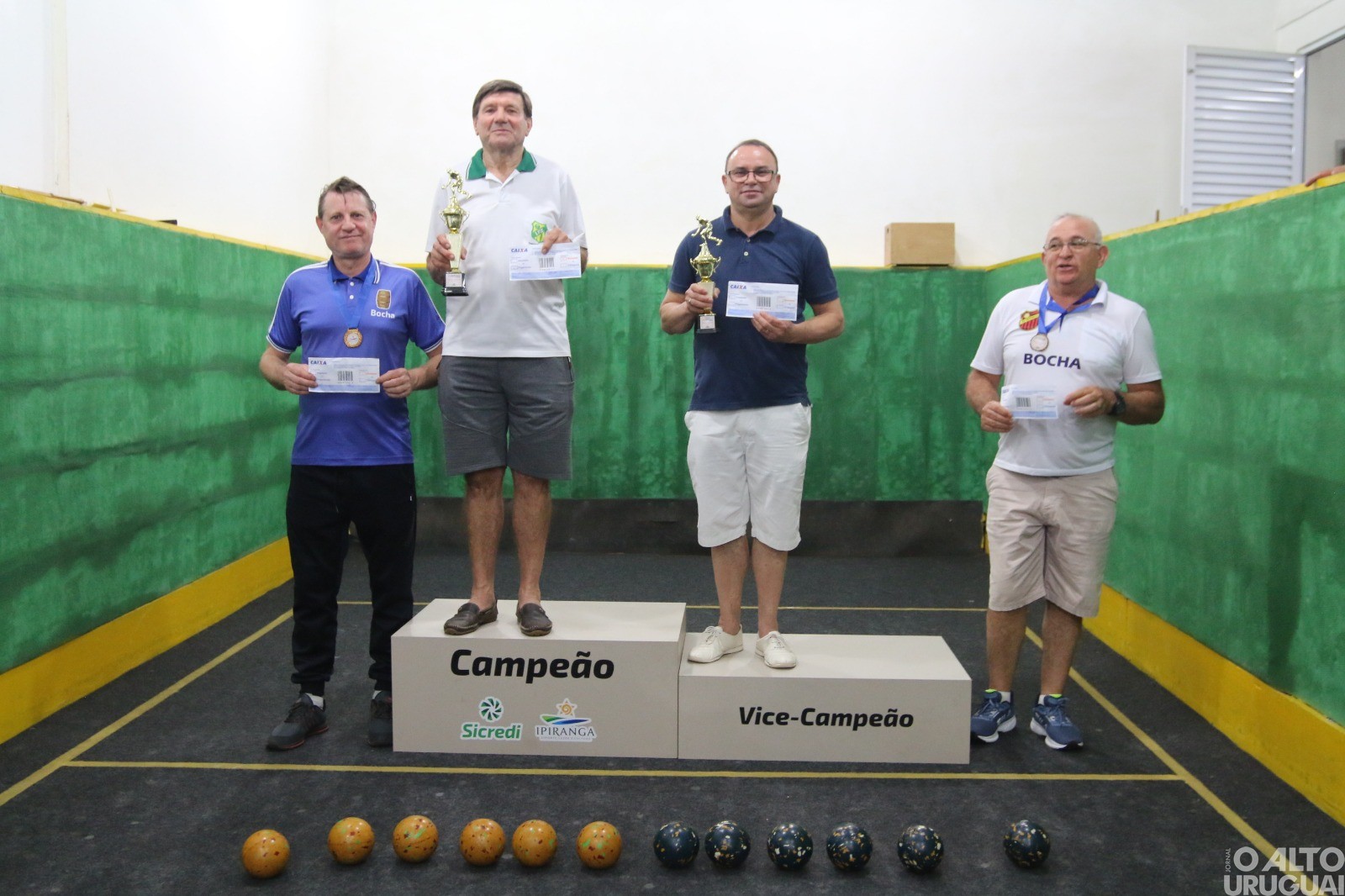 Clube Ipiranga realiza finais do Campeonato Interno de Bochas