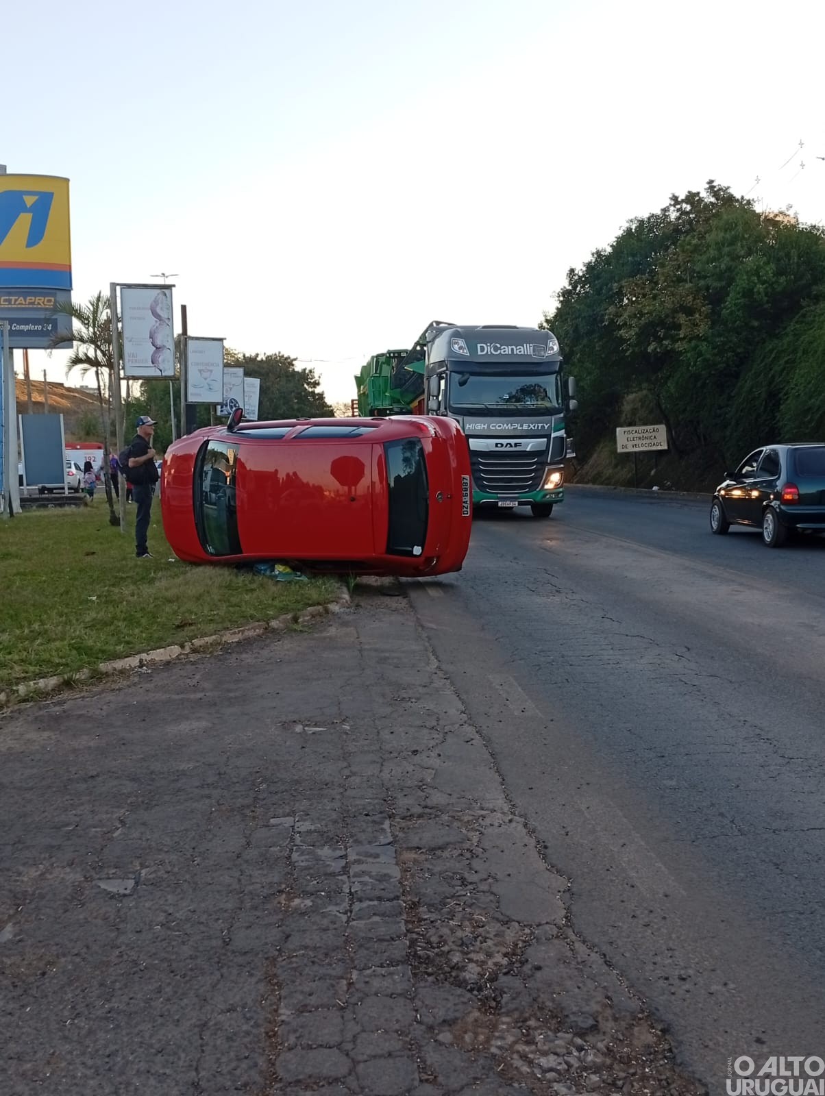 FW: PRF atende acidente na BR-386