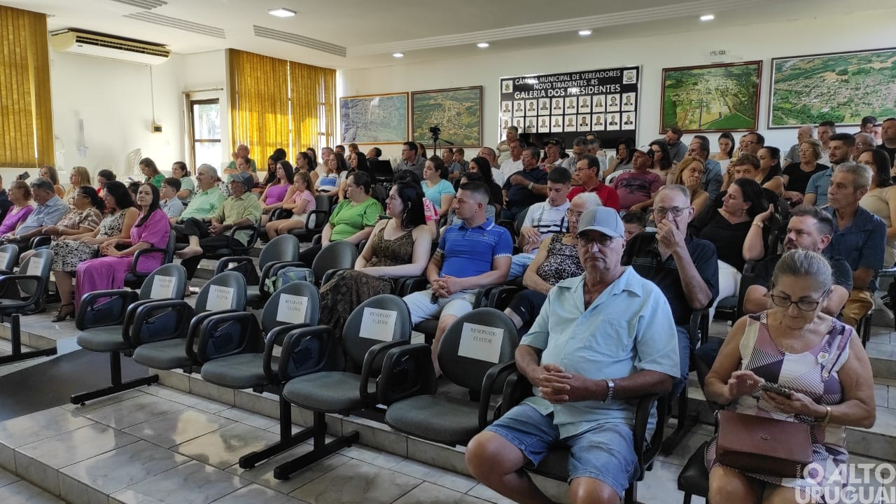 Novo Tiradentes dá início às cerimônias de posse dos eleitos nesta terça-feira