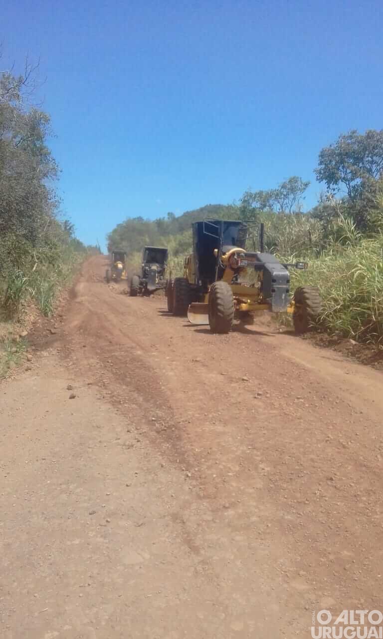 Alpestre: recuperação das vias é realizada pela Secretaria de Obras